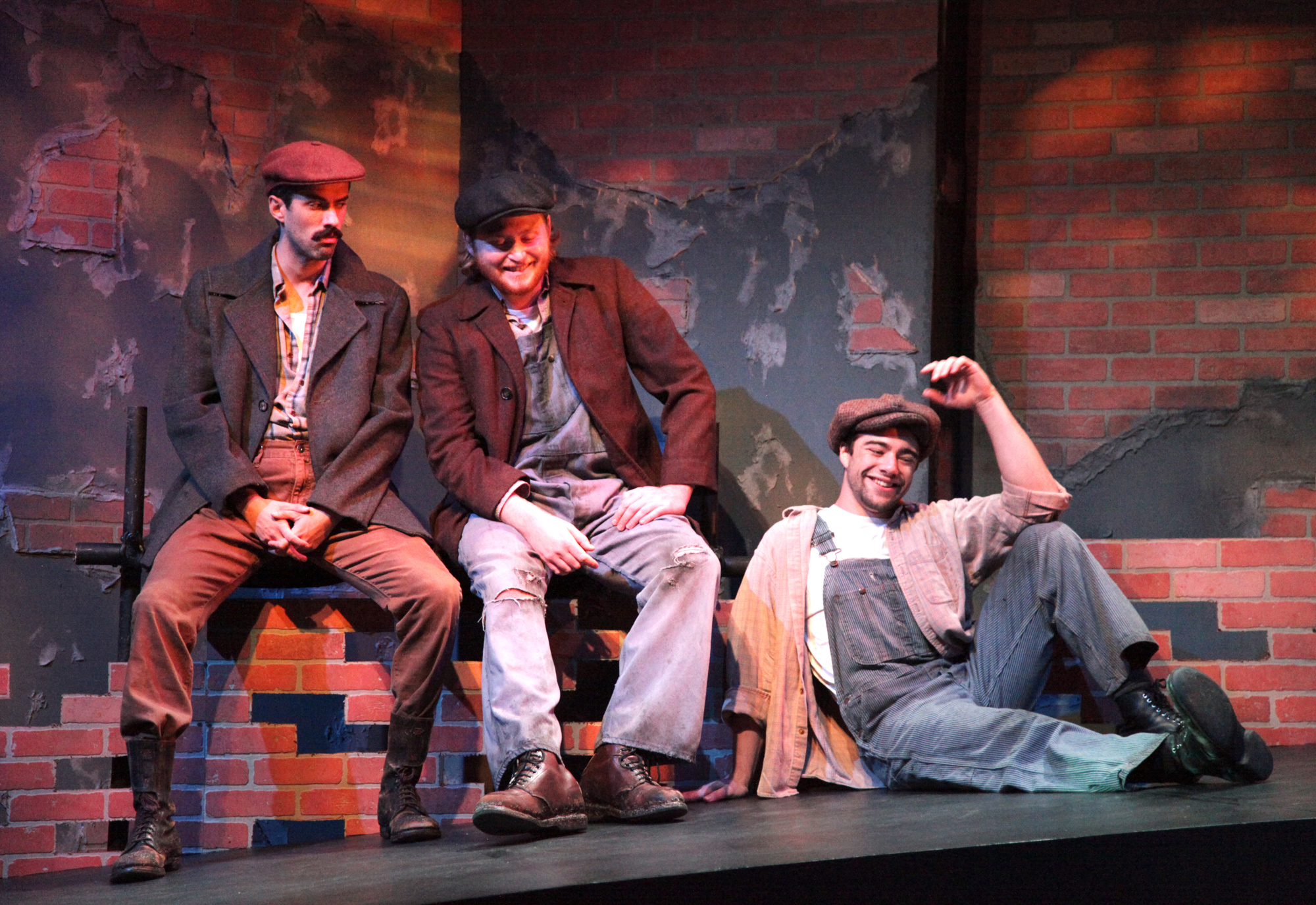 Wes Tolman, Dylan Crow and Matthew Kresch in the FSU/Asolo Conservatory's production of 