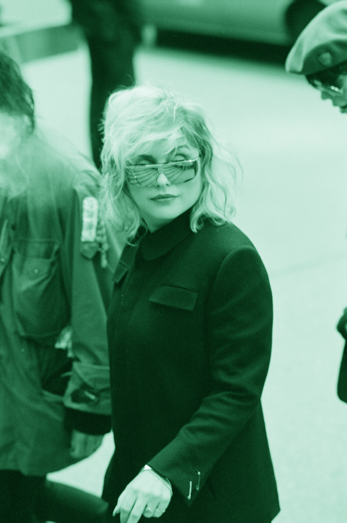 Blondie at Warhol's memorial. Photo by Christophe Von Hohenberg.