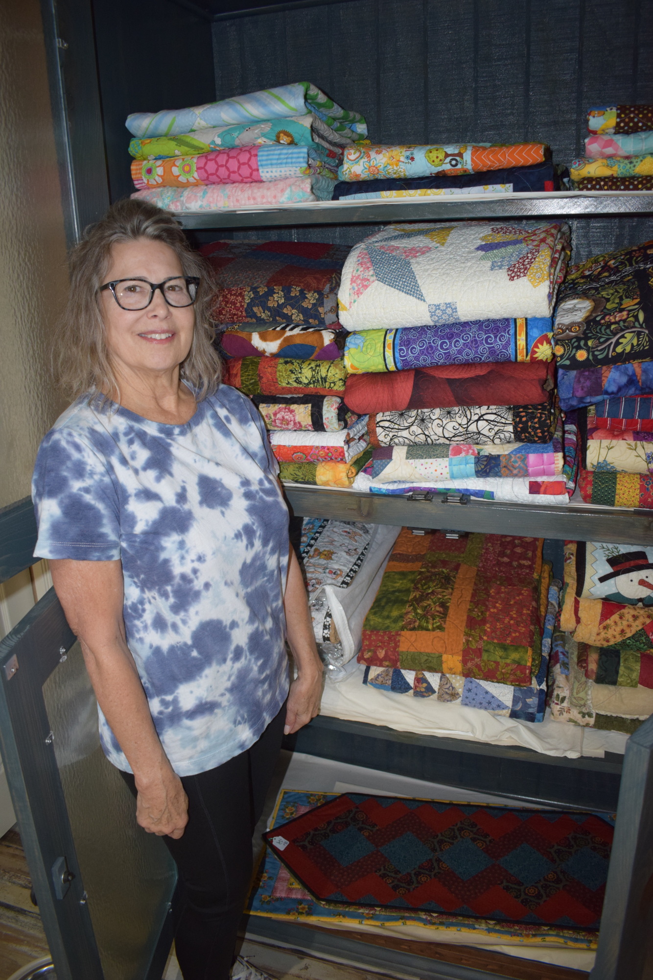 Panther Ridge's Ann Schuknecht says quilts 