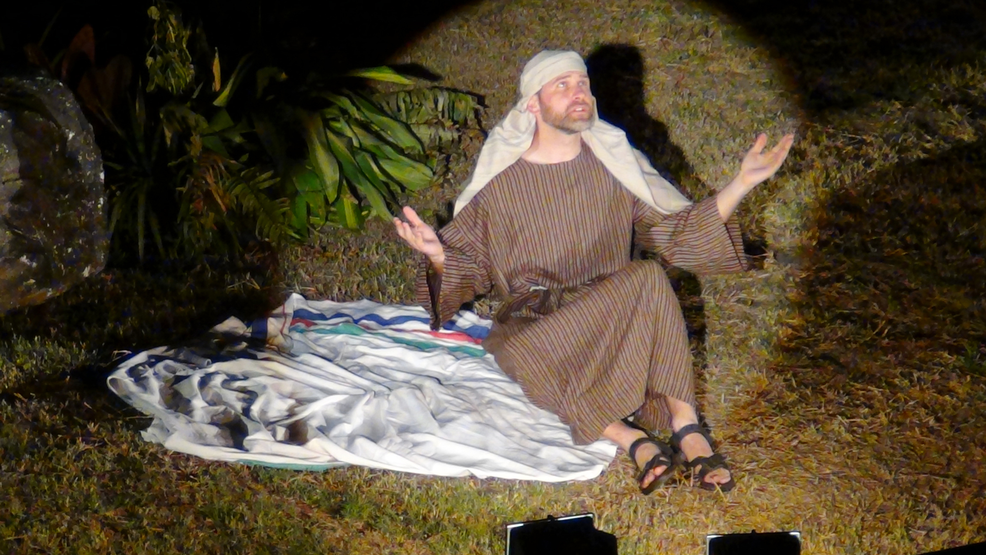 Joseph Mascitto plays Joseph in the Living Nativity. Courtesy photo.