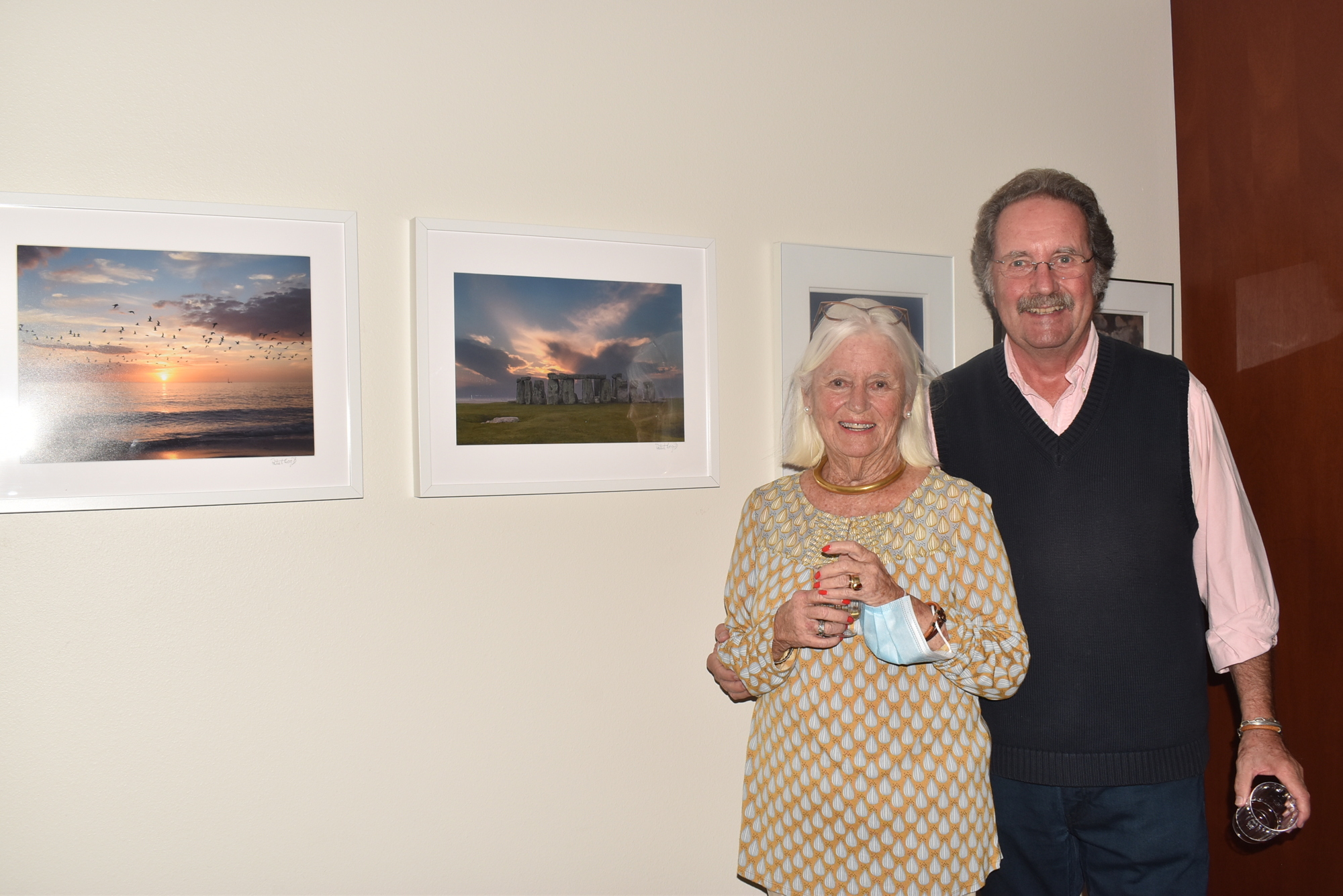 Patrick and Sandy Bogert made it to Longboat Key early enough to display Patrick's photography at the Town Hall art show in November.