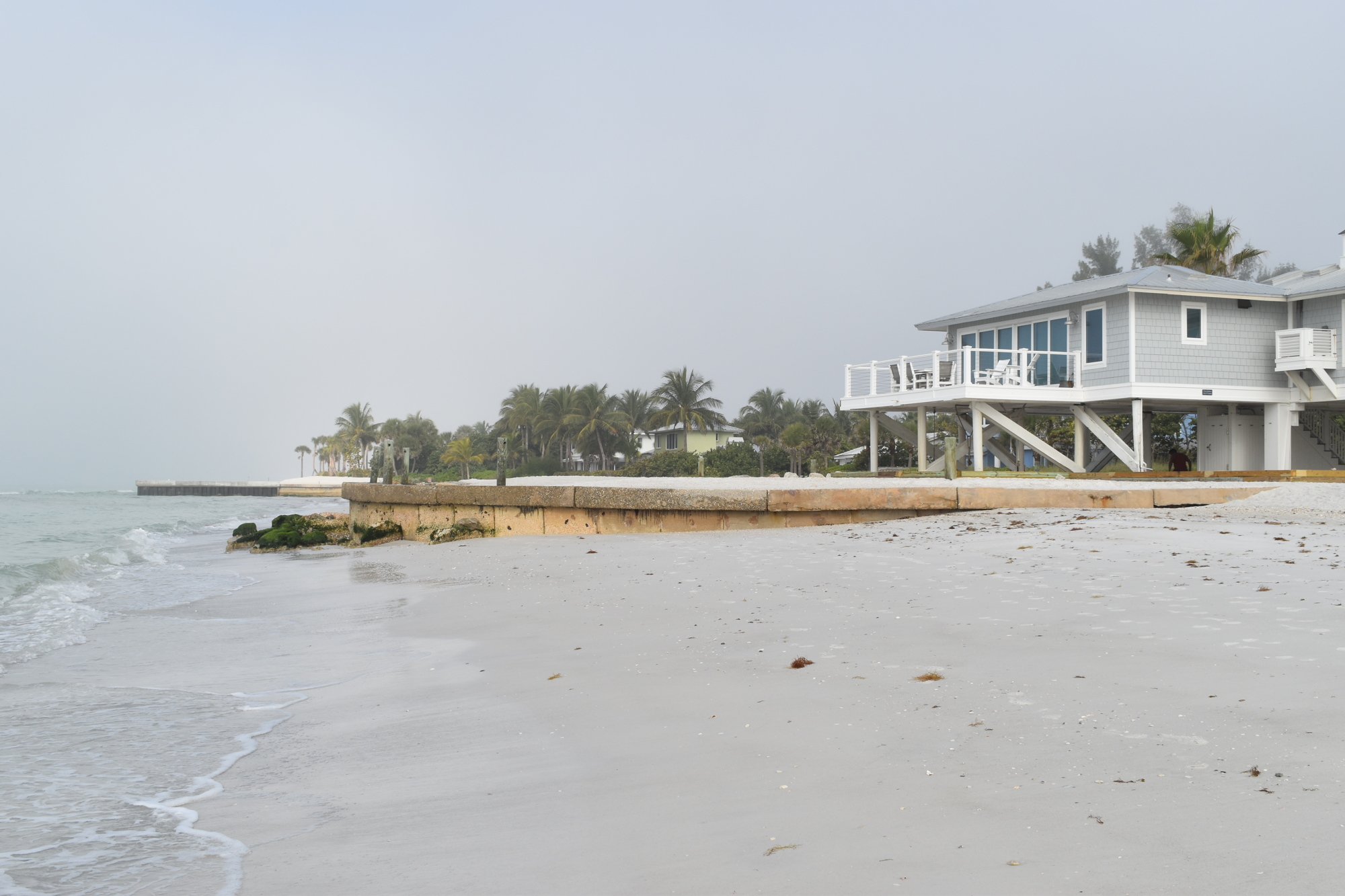 Marc Preininger owns the seawall at 6541 Gulfside Road.
