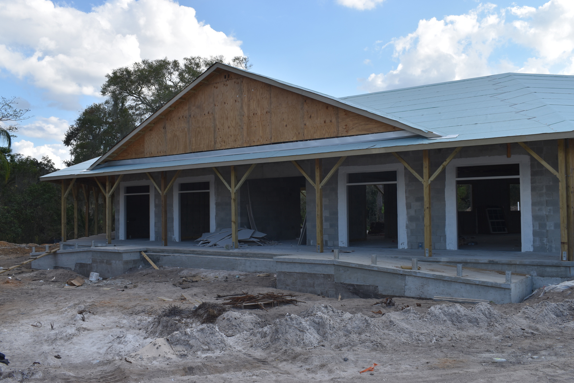 A new clubhouse featuring a large event room, gym, kitchen, pool and tiki hut wil serve as the heart of the new Linger Lodge campground.