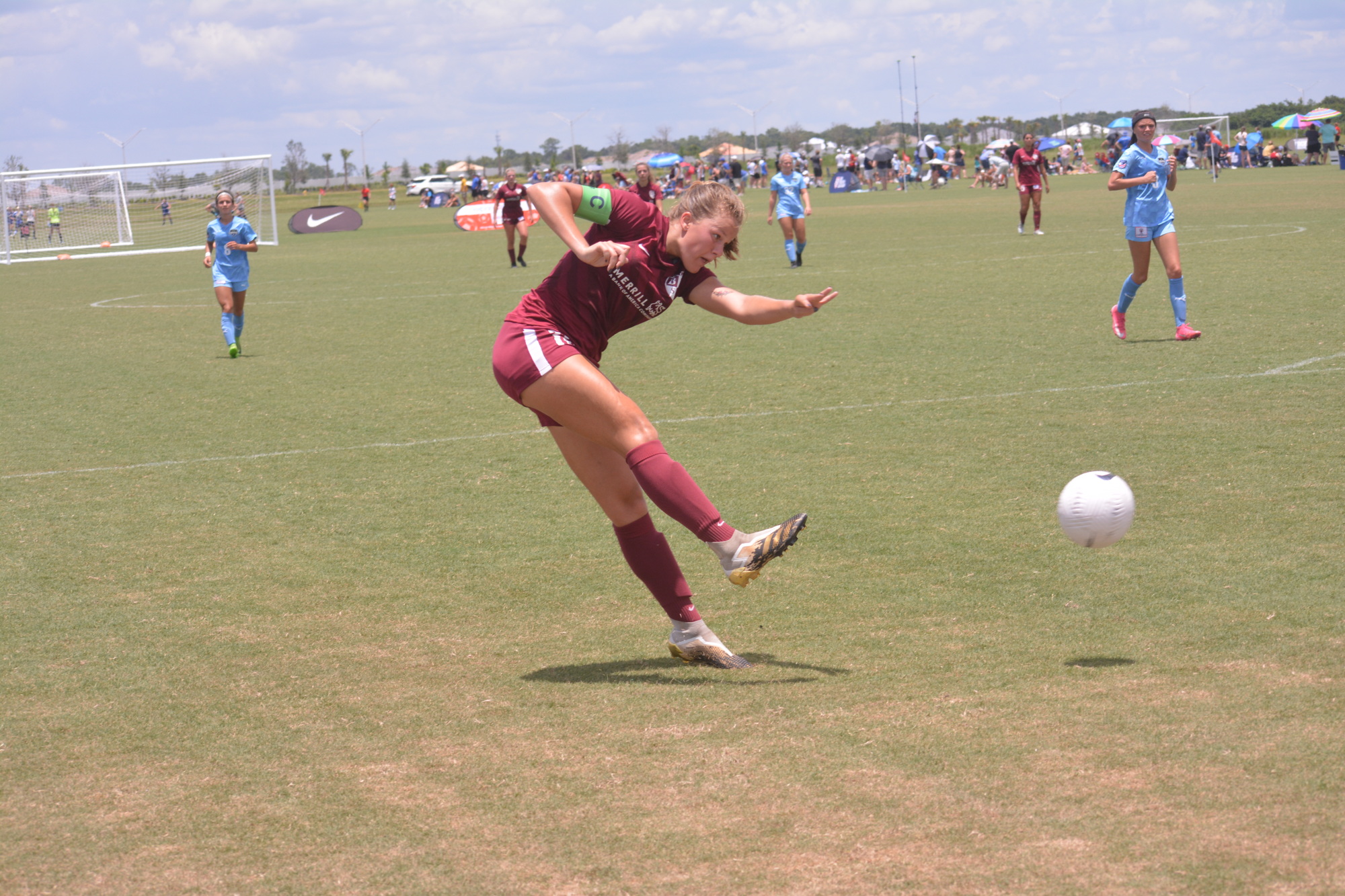 10. Anabel Mallard dribbles down the field for Braden River Soccer Club's U18 girls team at the U.S. Youth Soccer National Championships. The Rage made the tournament for the first time in 2021.