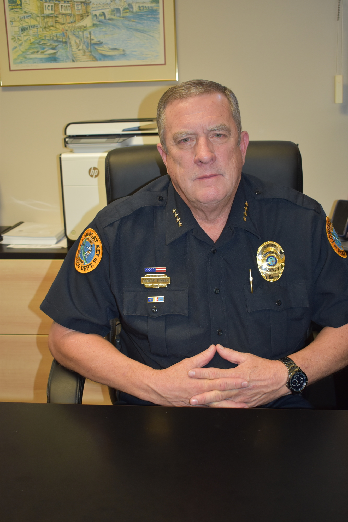 George Turner has served as Longboat Key's interim police chief since late April 2021.