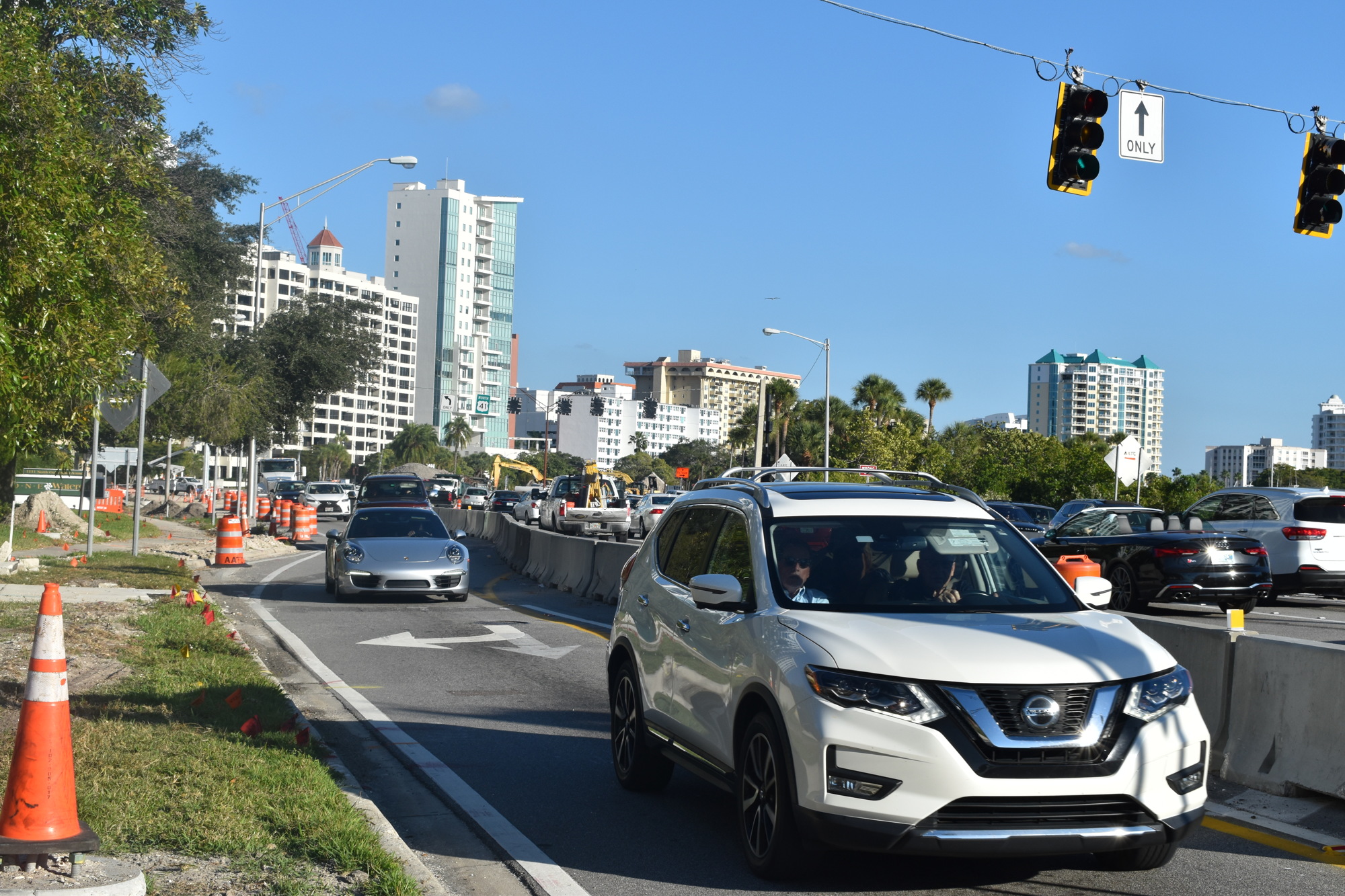 Sarasota city transportation priorities revolve around roundabouts. 