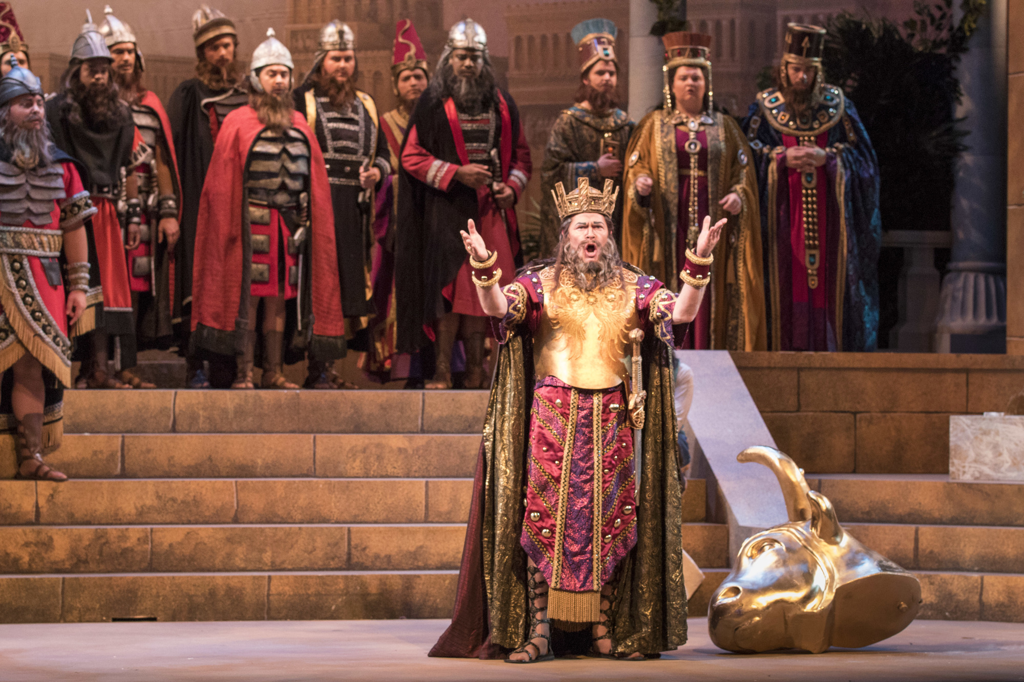 Stephen Gaertner, a former apprentice, returned to perform with the Sarasota Opera in Nabucco in 2019 and is coming back again this season for 