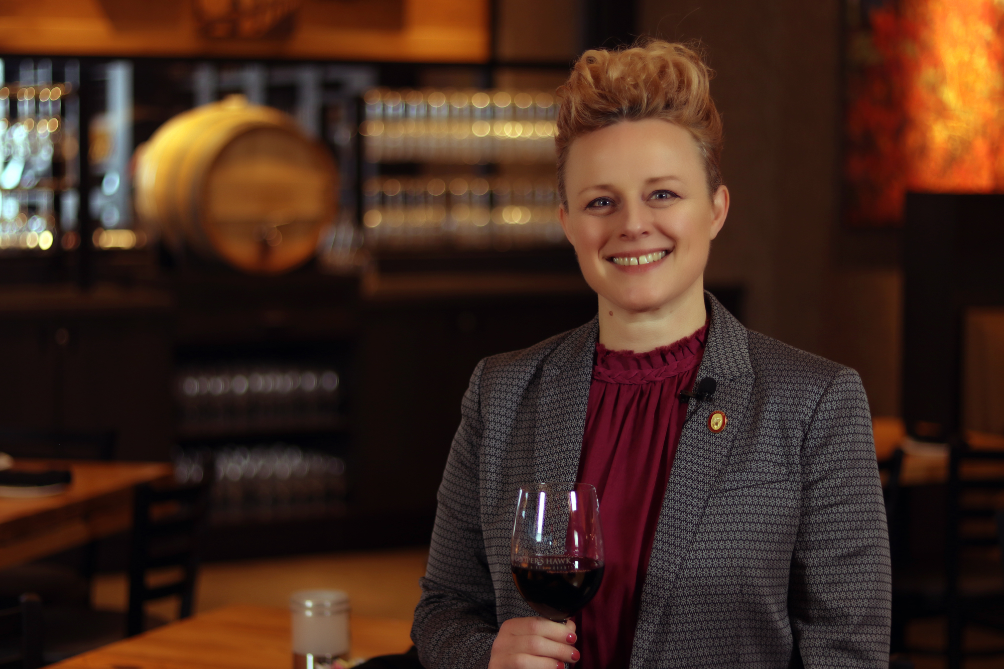 Emily Wines is the master sommelier at Cooper’s Hawk Winery & Restaurant.