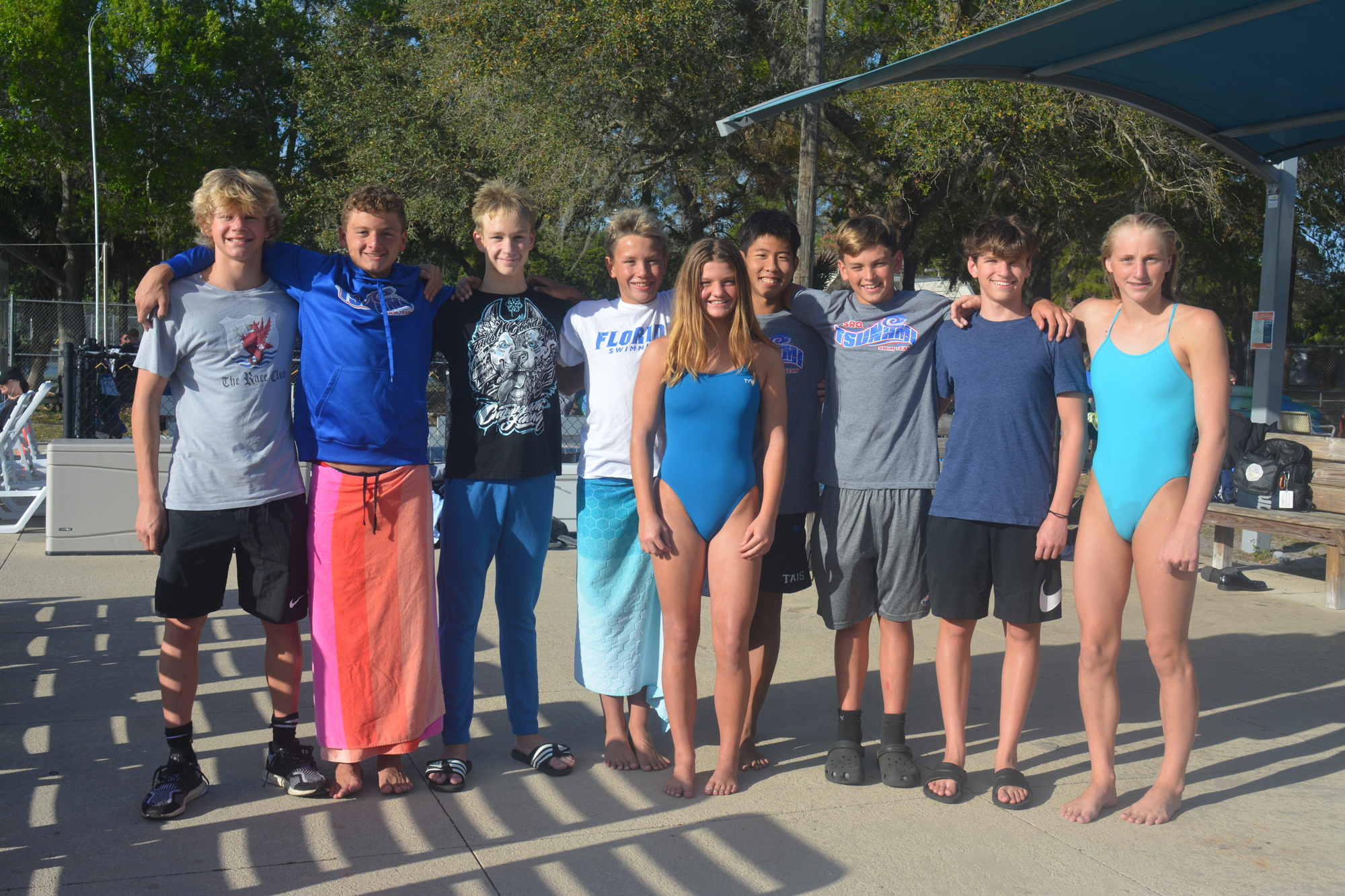 The Sarasota Tsunami won the short course FLAGS championship held March 3-6 in Tampa.