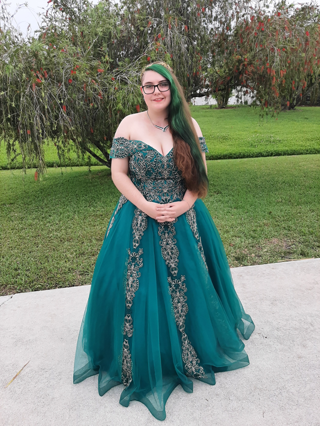 Cassidee Calamaras, a senior at Lakewood Ranch High School, loved shopping for a prom dress with her mom.
