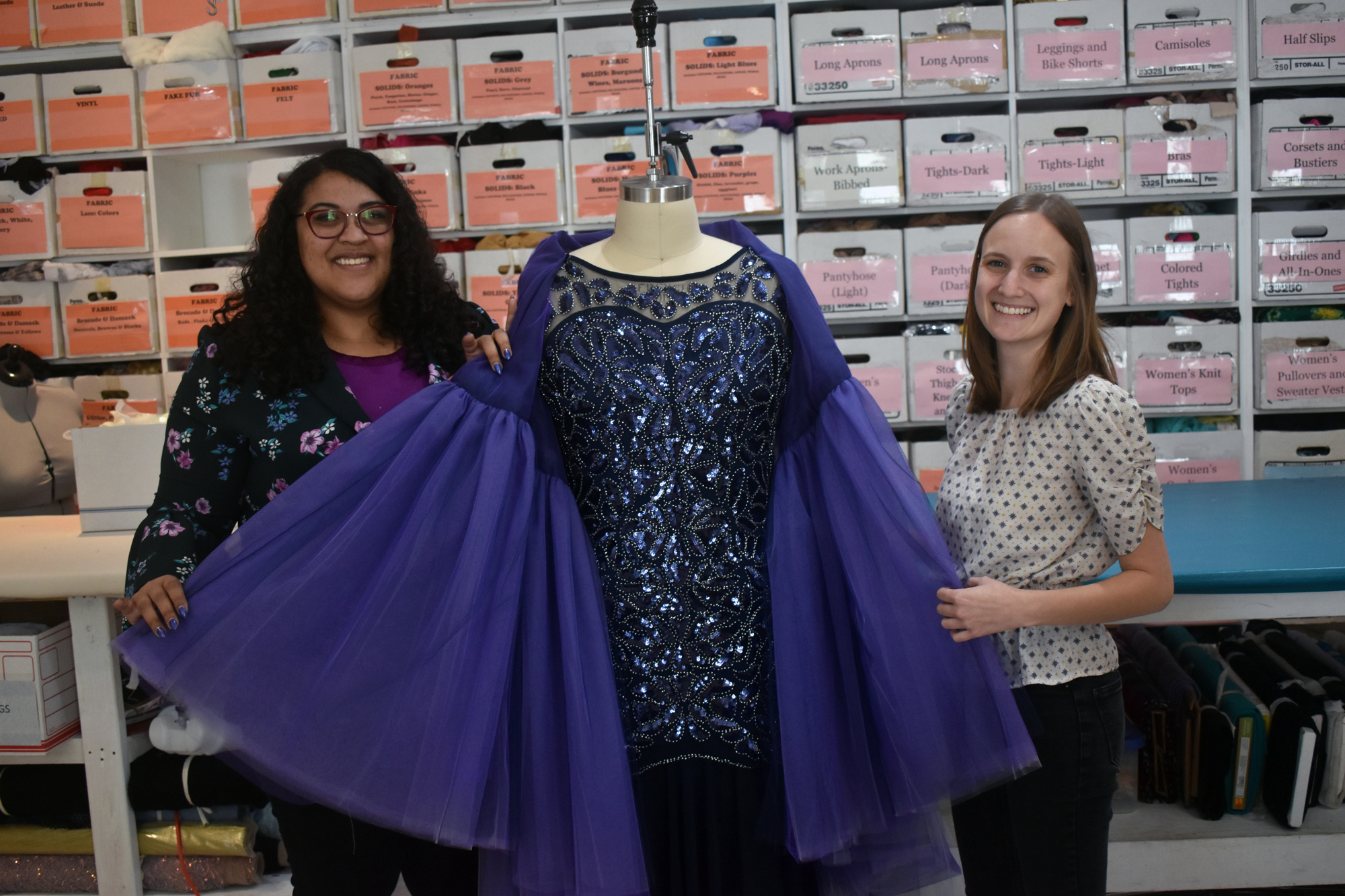 Mari Taylor Floyd and Erin Barnett stand behind their handiwork. (Courtesy photo: FST)