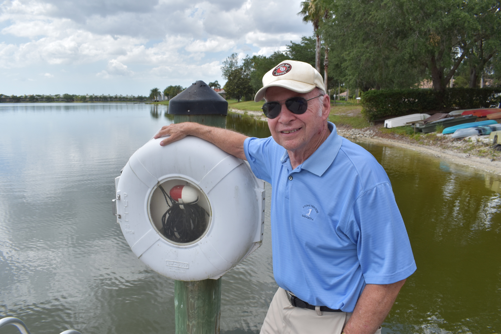 Charles Haeussner hopes that sailing on Lake Uihlein will continue.