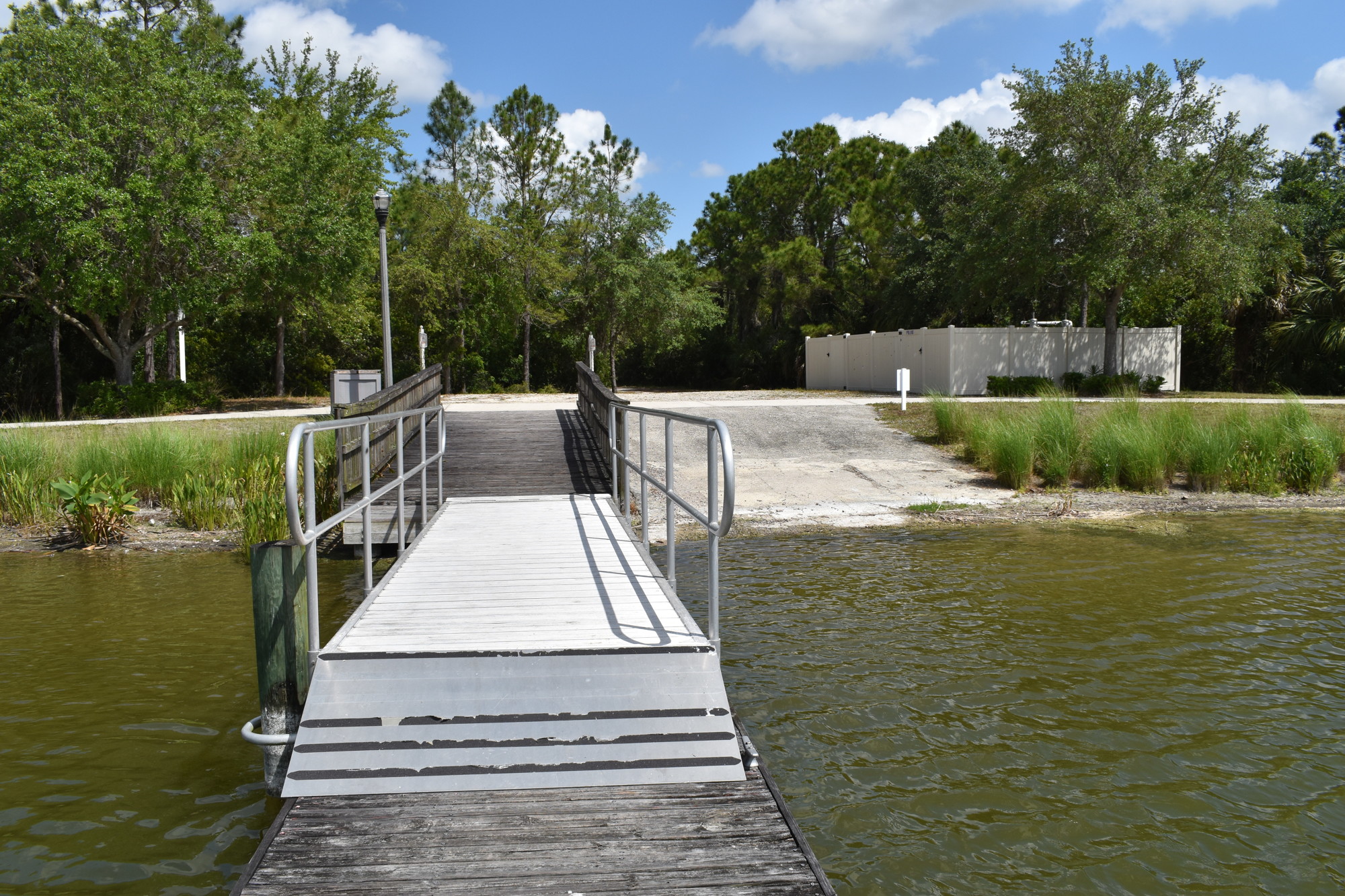 The ramp into the water will remain but the dock will be removed at the site.