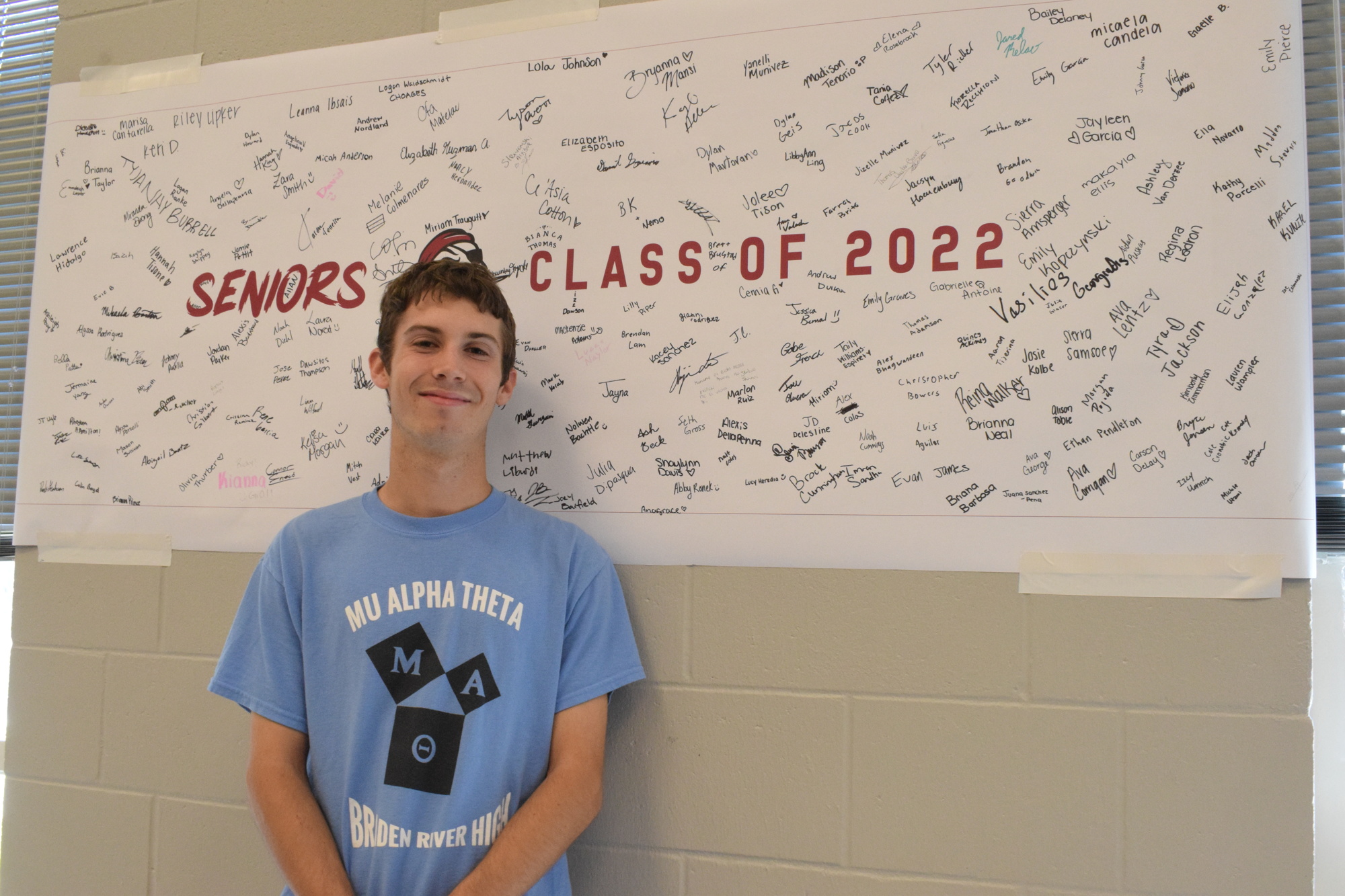 Gabriel French, a senior at Braden River High School, is excited for his future at University of Central Florida after receiving a scholarship to the school.