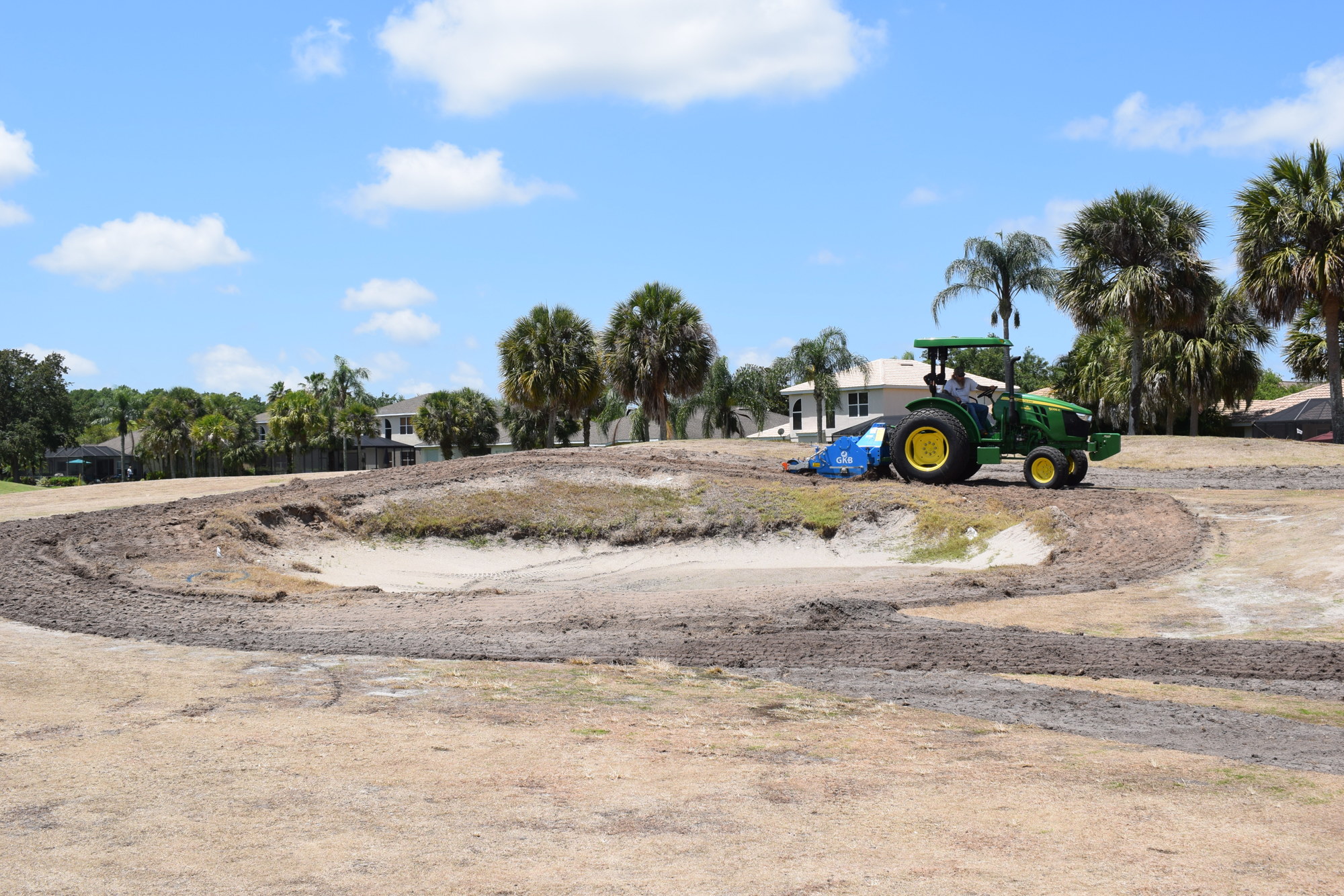 The redesign of the Heritage Harbour Golf Course will mean fewer and smaller sand traps.