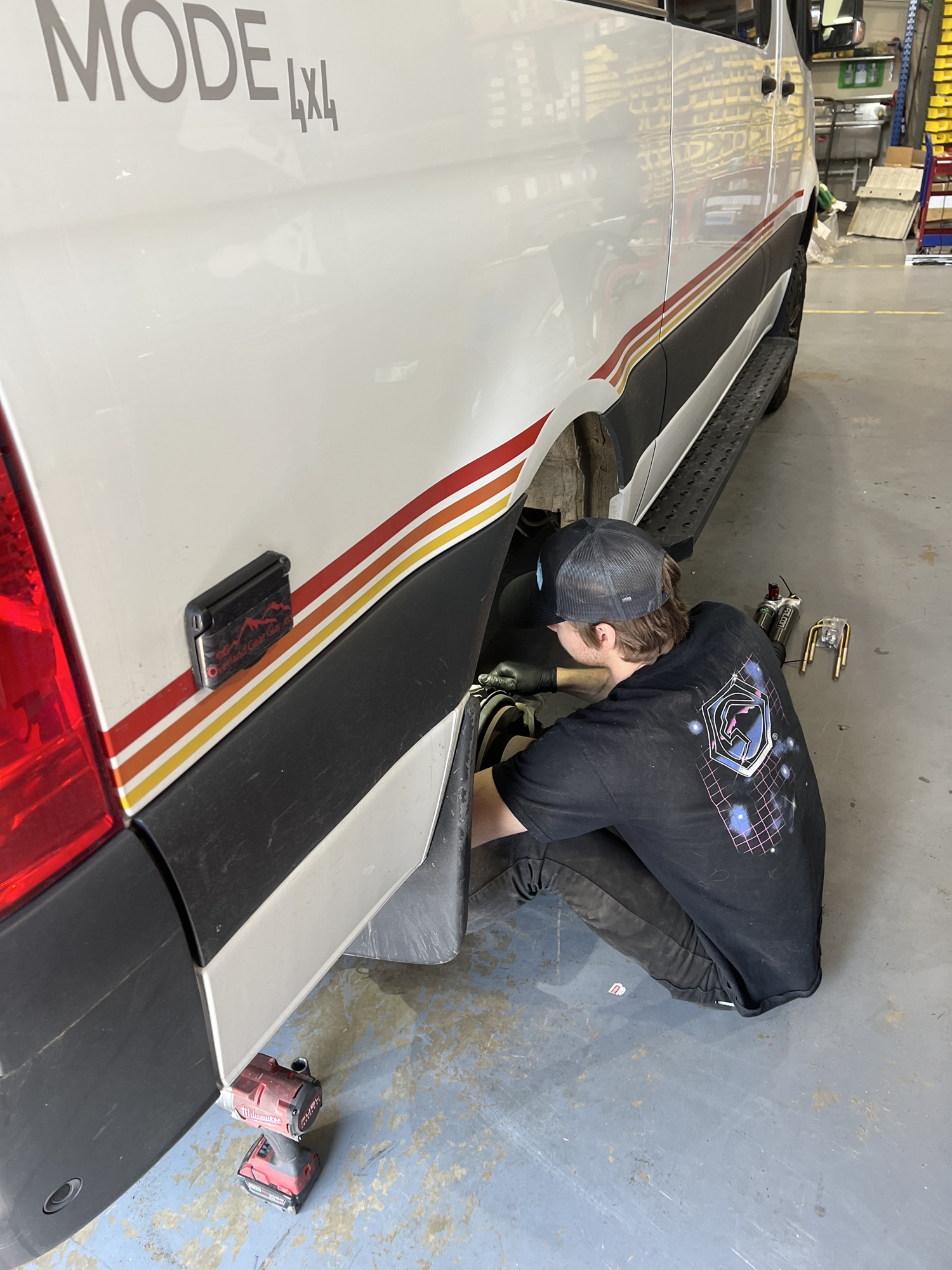 In addition to customizing vans, FreedomVanGo also does maintenance.