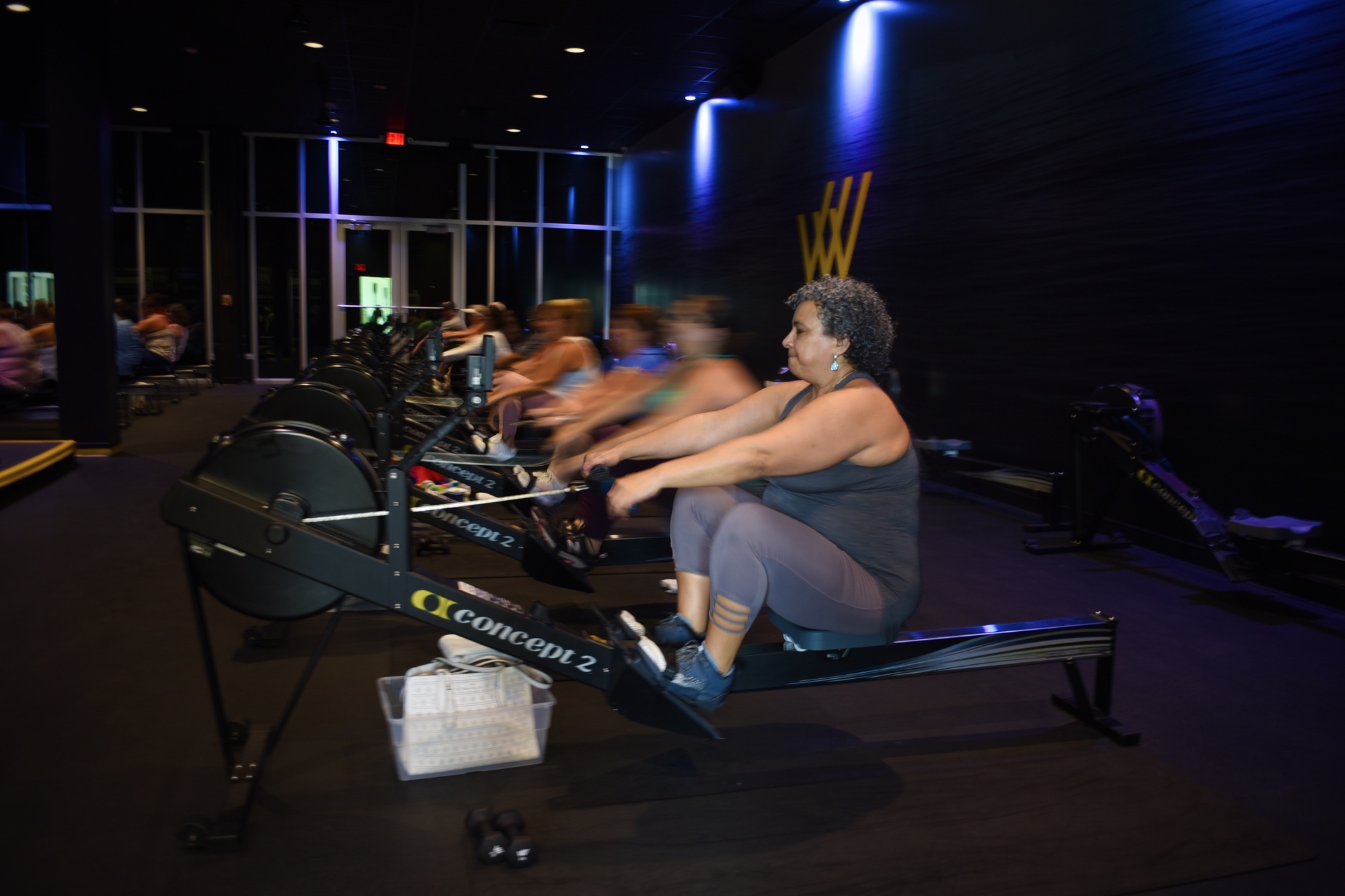 Karima Habity gave up hot yoga for fitness rowing two months ago.