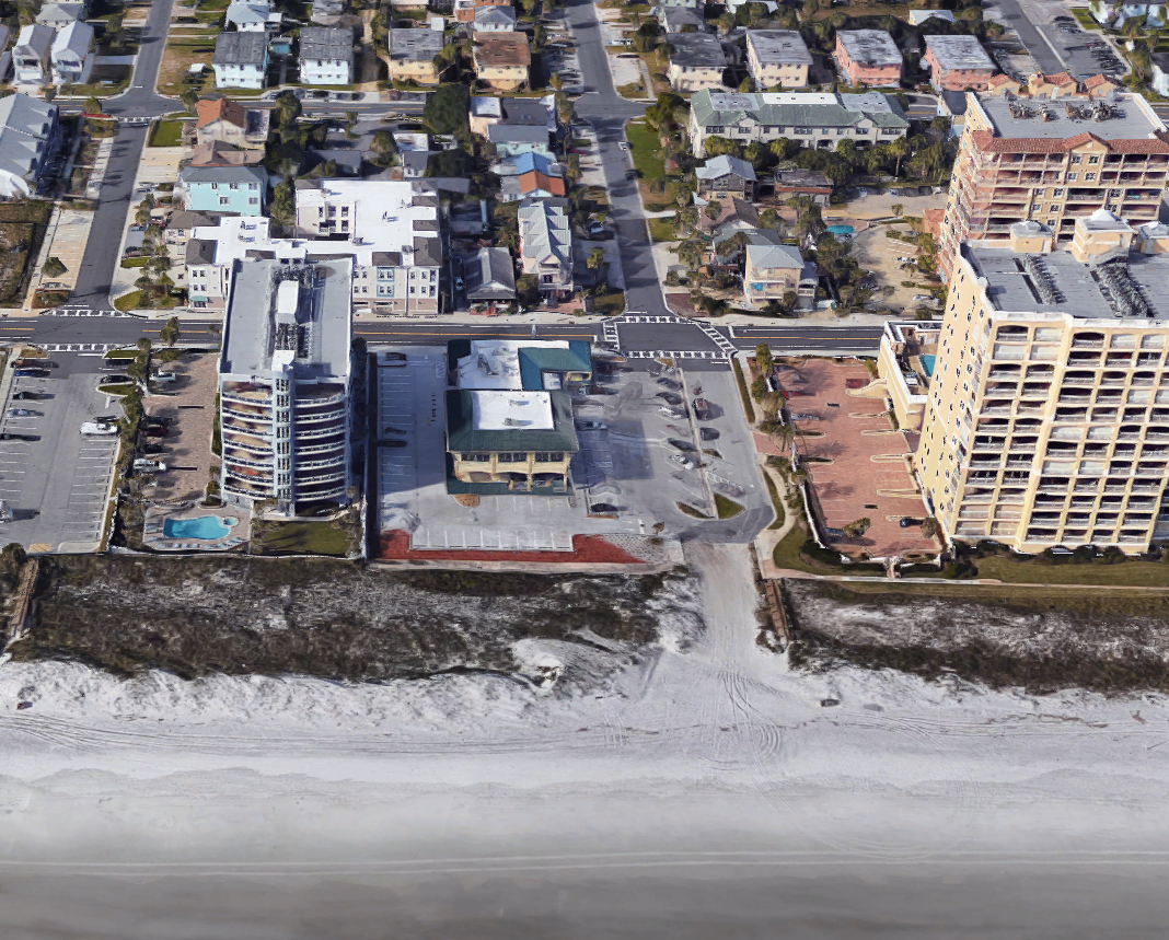The oceanfront property is at 831 First St. N. in Jacksonville Beach. (Google)