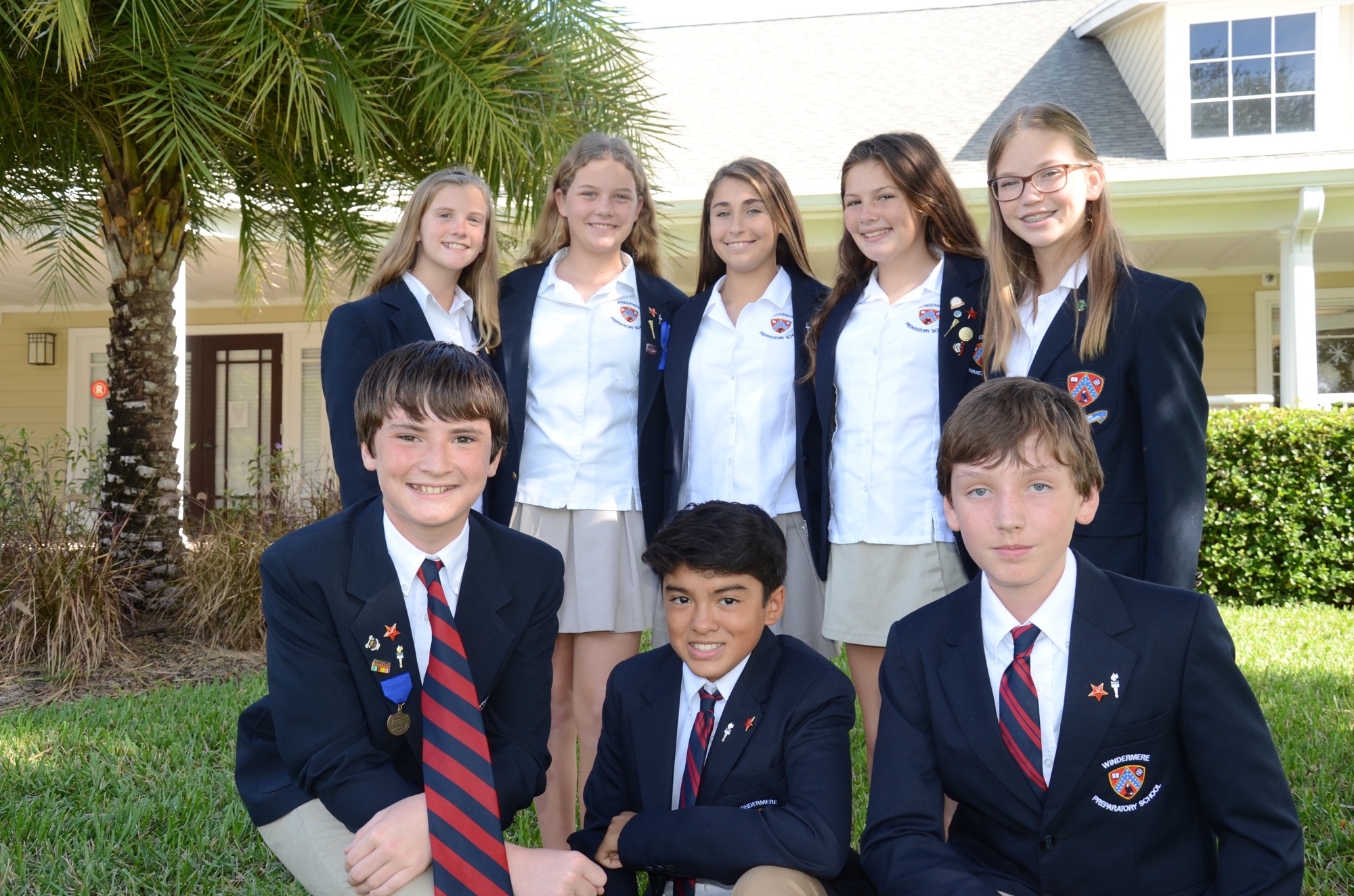 These seventh graders are among the founding members of the 2021 club.