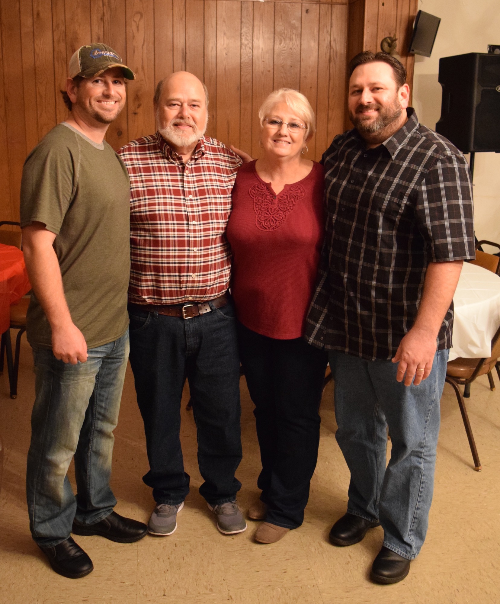 Donald Wise, second from left, loves to spend time with his wife, Candy, and sons Brent, left, and Heath.
