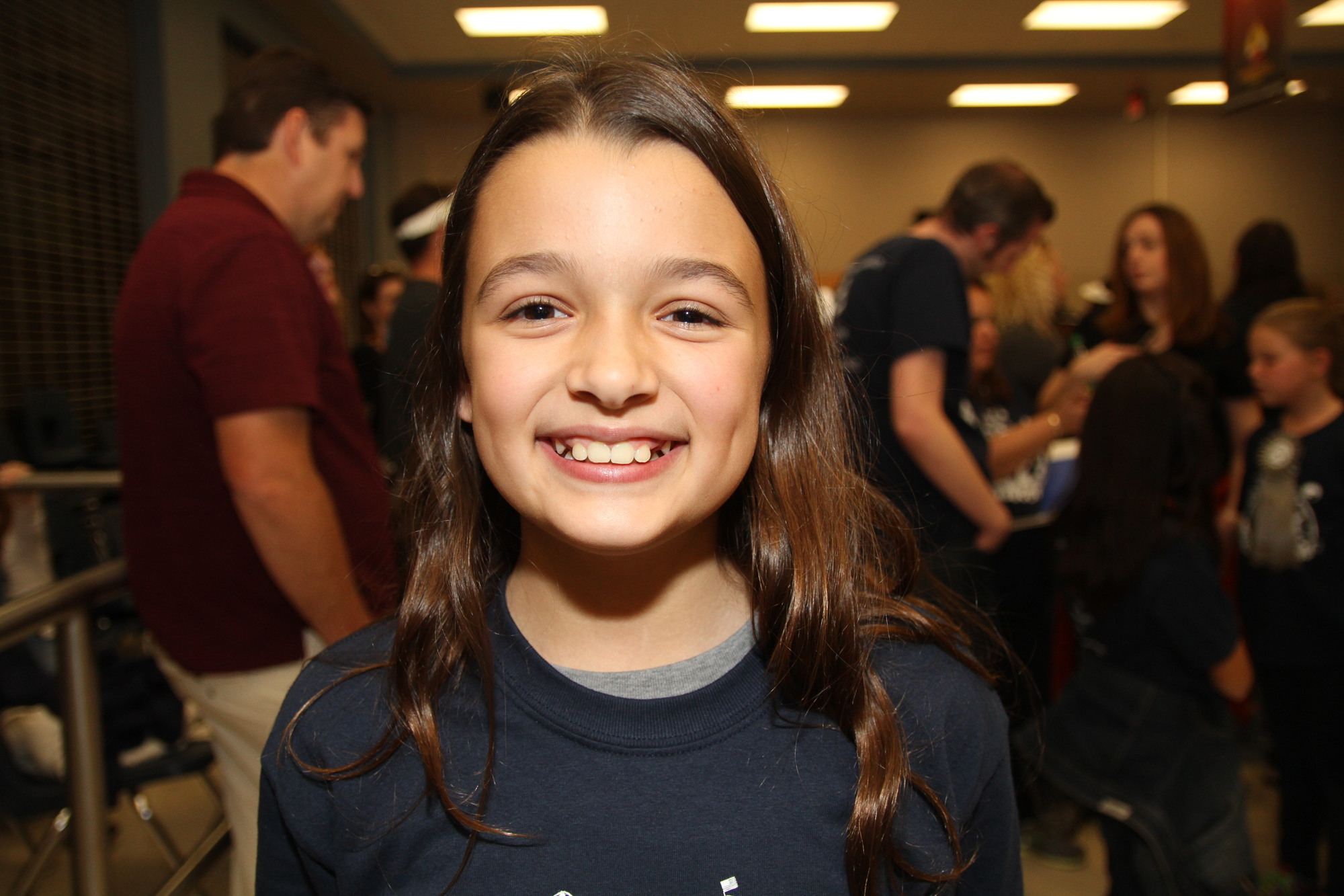 Windy Ridge School fifth-grader Addison Stump lost a tooth the day of the competition.