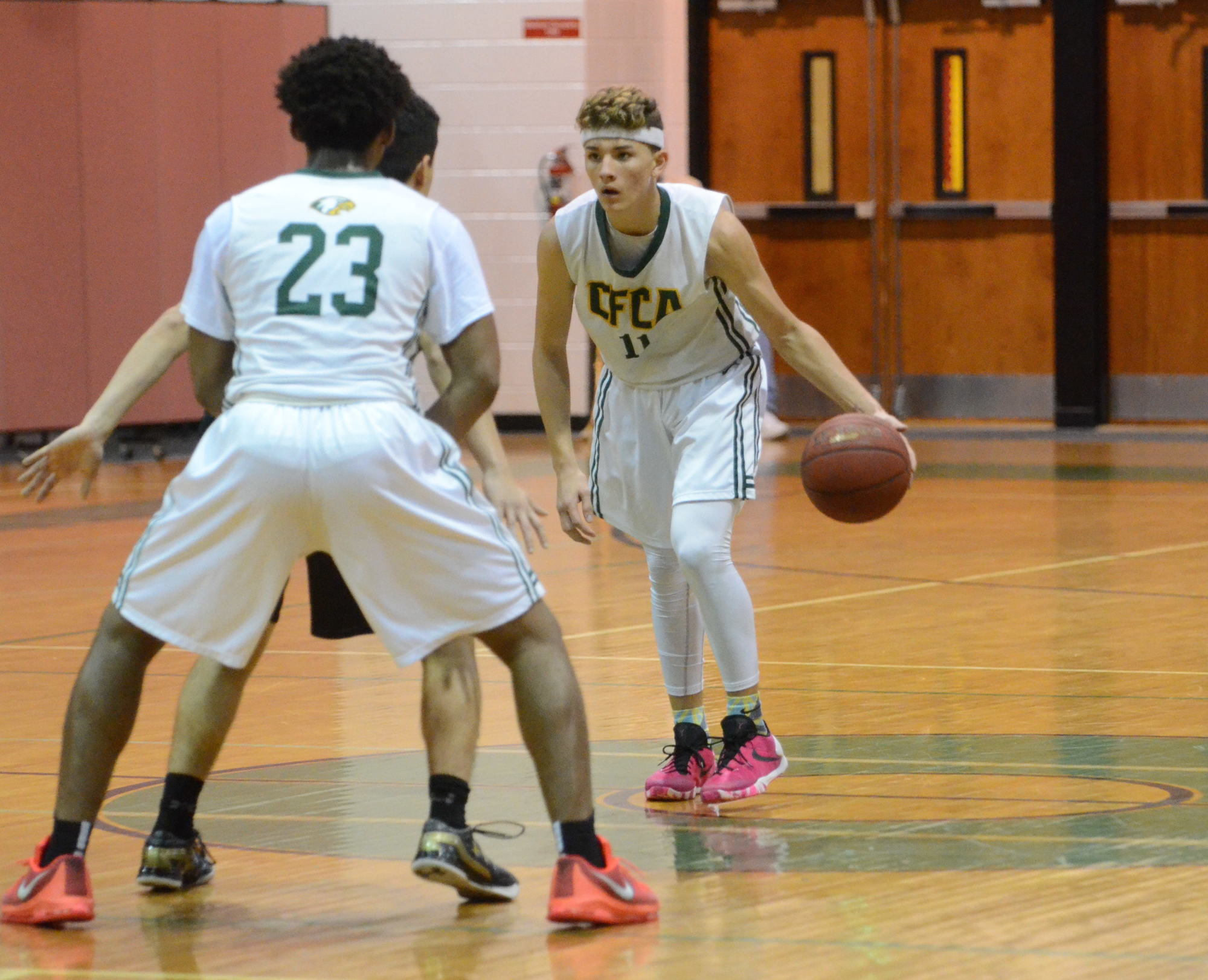 A game-winning basket by Dante Treacy sealed a district championship for CFCA — it's first since 1997.