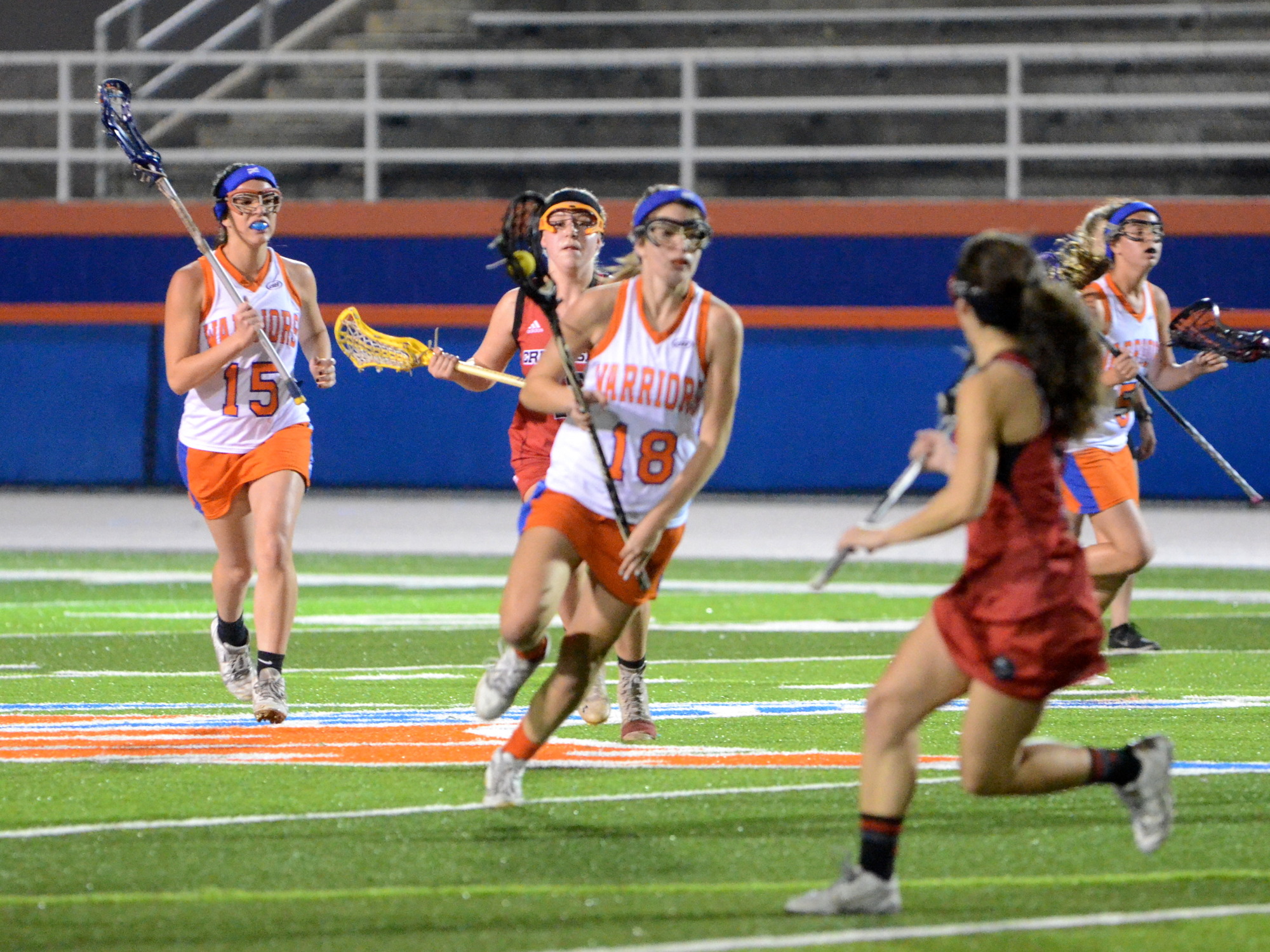 The West Orange girls lacrosse team earned the top seed in its district.