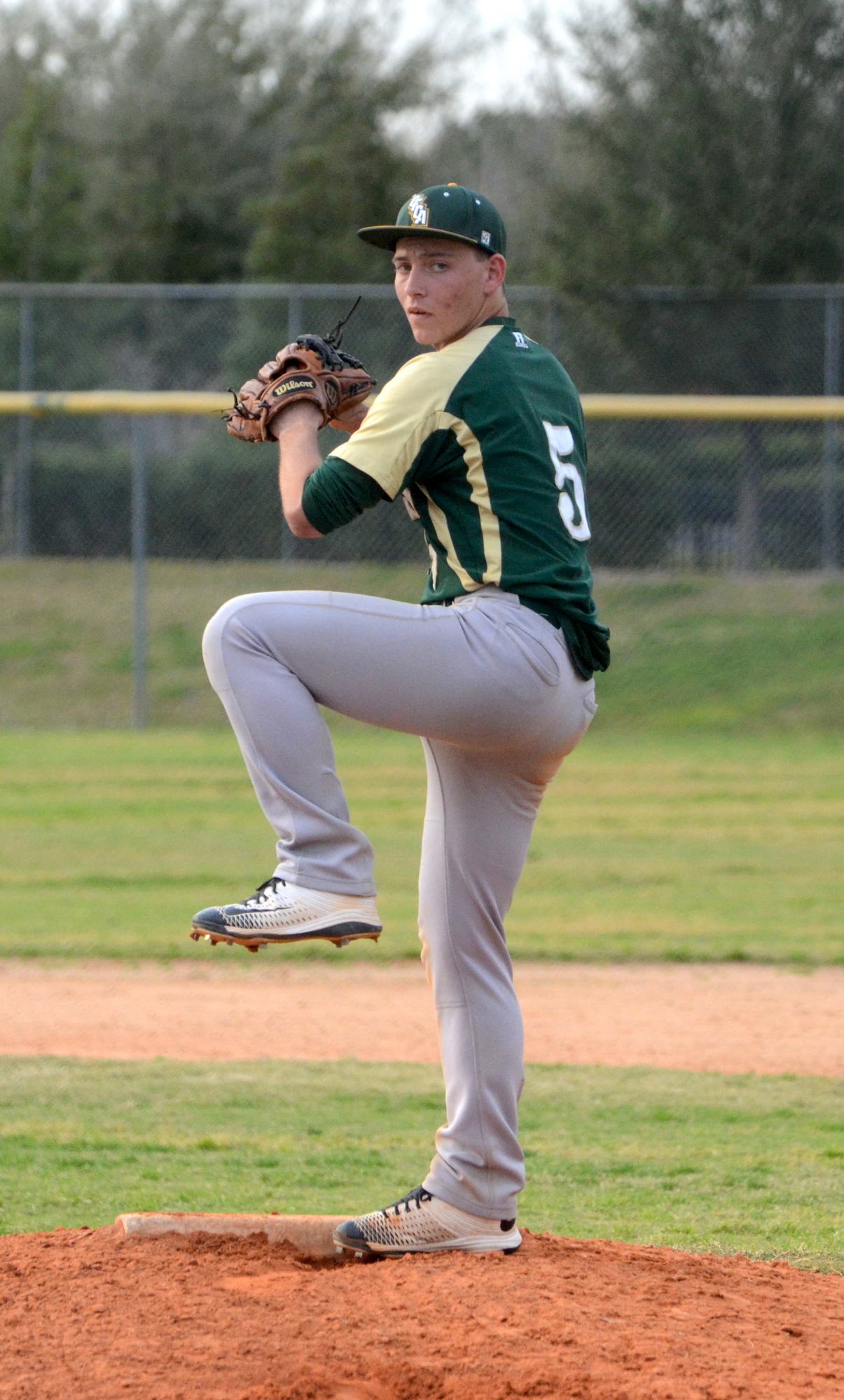 Nick Peterson has been an ace on the mound for CFCA this spring.