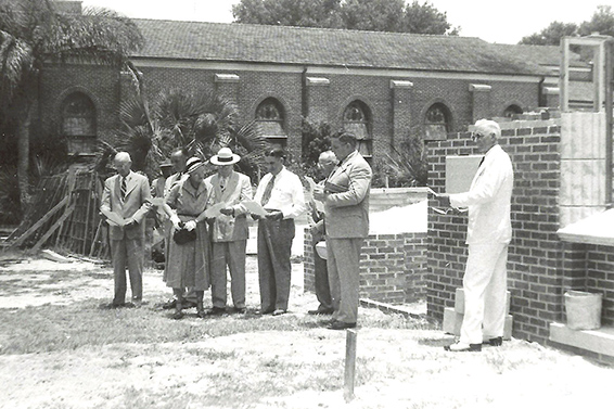 FUMC-Methodist Church Groundbreaking 1950