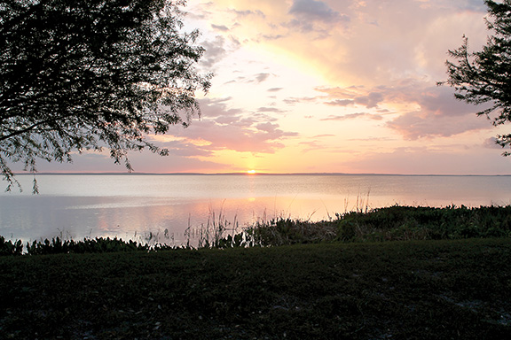 ONP Lakes Month Sunset over lake apopka