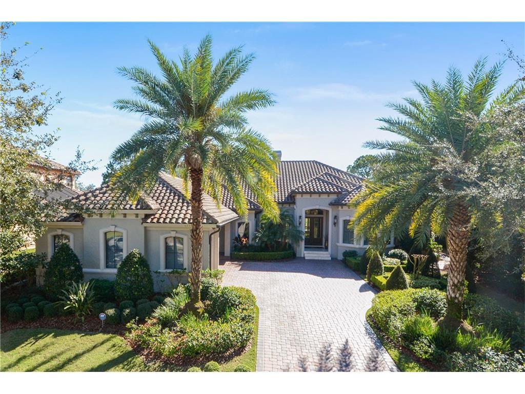 This Keene’s Pointe home, at 6435 Lake Burden View Drive, Windermere, sold May 15, for $1.2 million. It is located on the fourth green of the Golden Bear Club golf course. Photo courtesy of zillow.com.