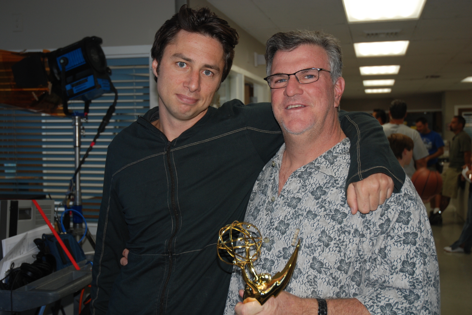 Sound mixer Joe Foglia worked with Zach Braff — who starred in the TV show “Scrubs” — for nine years.
