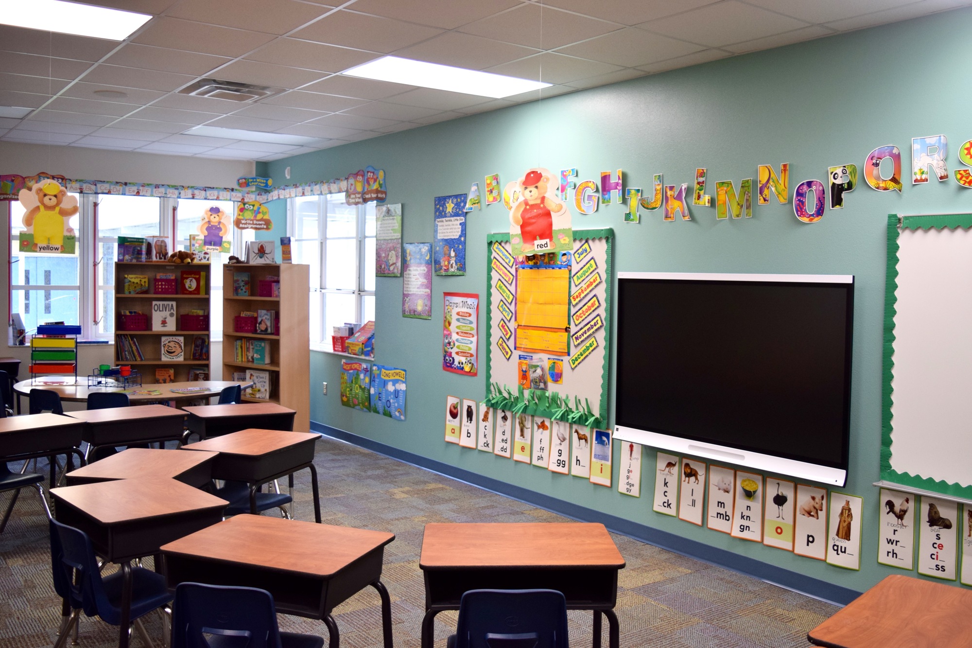 One of Westpointe Elementary's new second-grade classrooms.