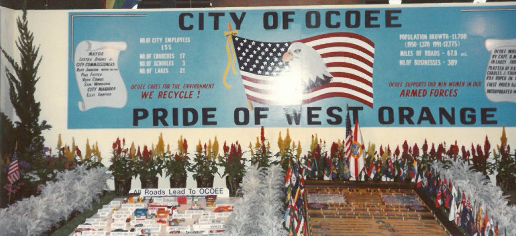 The city of Ocoee built a display for the Central Florida Fair for many years.