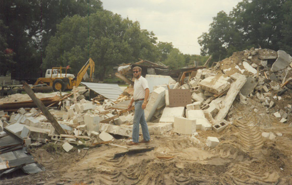 Demolition of the old Ocoee City Hall.