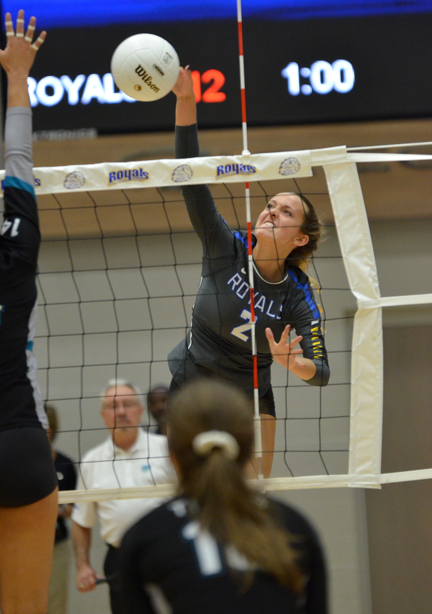 Years after watching the TFA varsity team from the stands, Matti McKissock is a standout setter for the Royals.