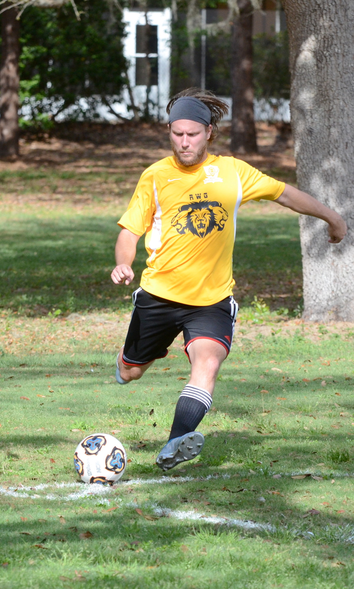 Bradlee Hollowell and the rest of Real Winter Garden SC played Spartans SC Feb. 25 at Barber Park in Orlando.