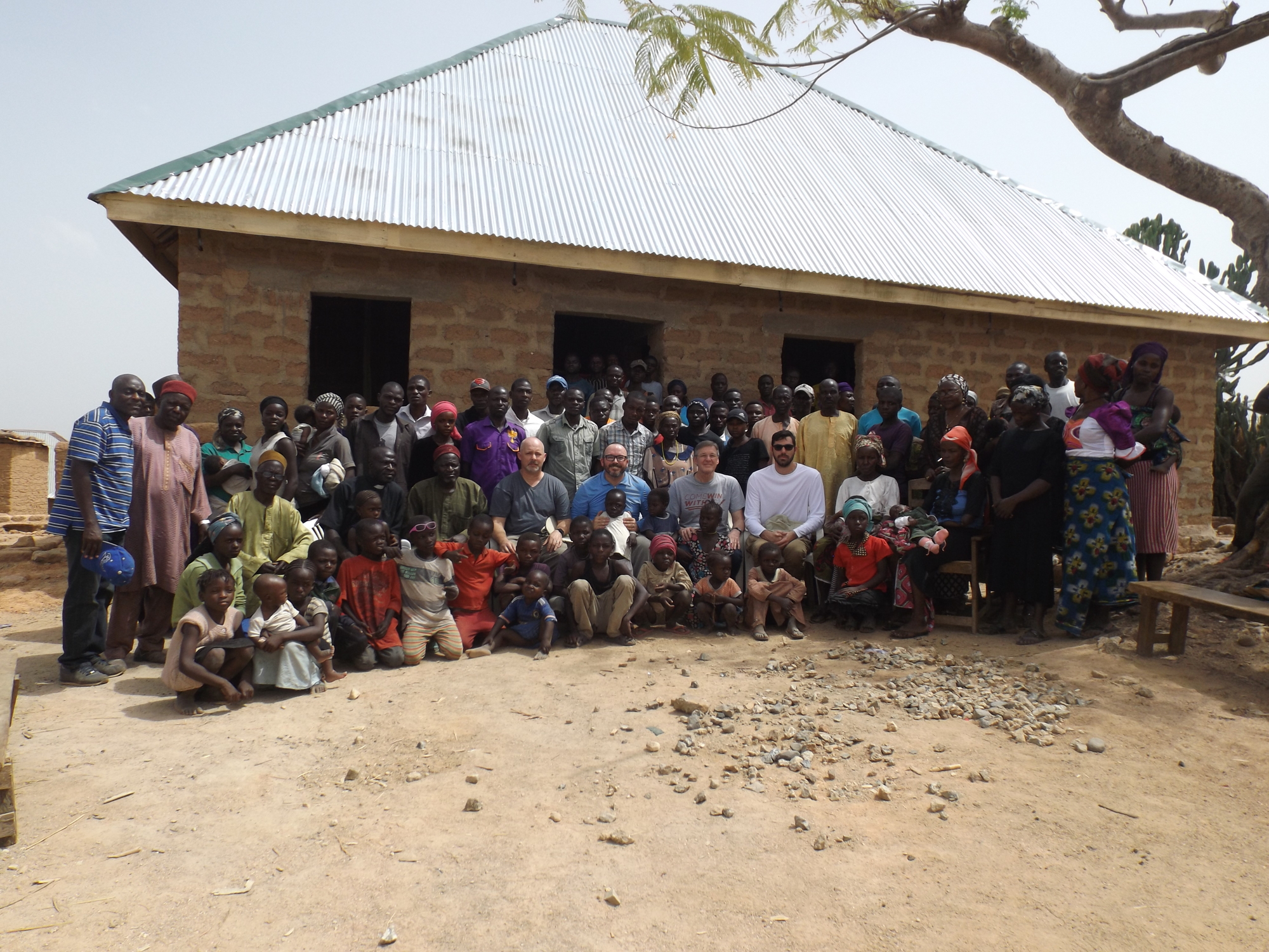 Teamwork helped rebuild the pastor’s home in the Zangwra village.