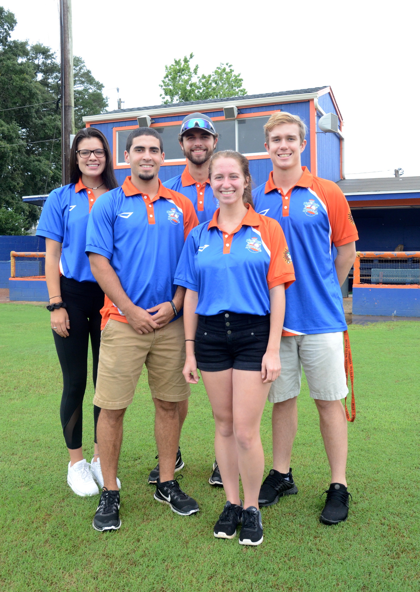 This summer’s interns for the Winter Garden Squeeze include Sam Milliren, left, Erik Rivera, Casey Wright, Sara Ramick and Connor Scheitzach.