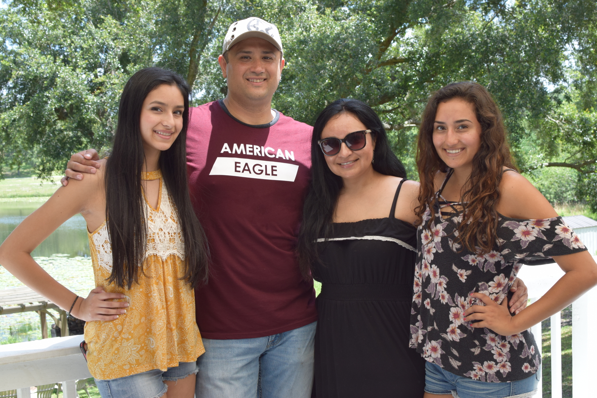 Victoria, David, Erika and Krystal Jimenez make it their mission to care for 62 rescued farm animals.