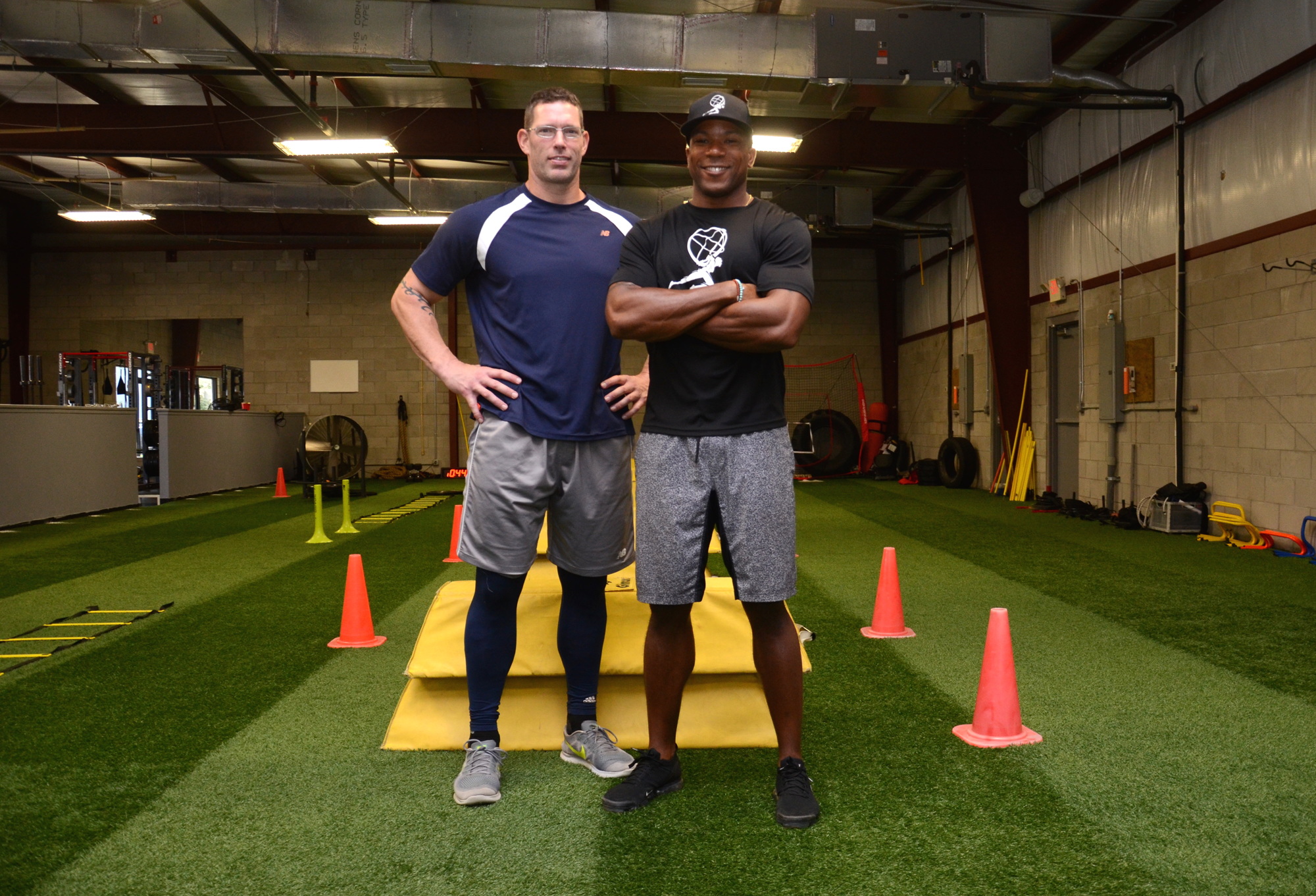 Kyle Farnsworth, left, and Ernest Wiggins II bring a unique combination of backgrounds to their new fitness venture.