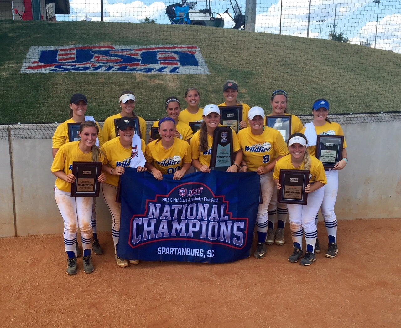 The Wildfire 18U-Stutsman team won a national championship in 2015.