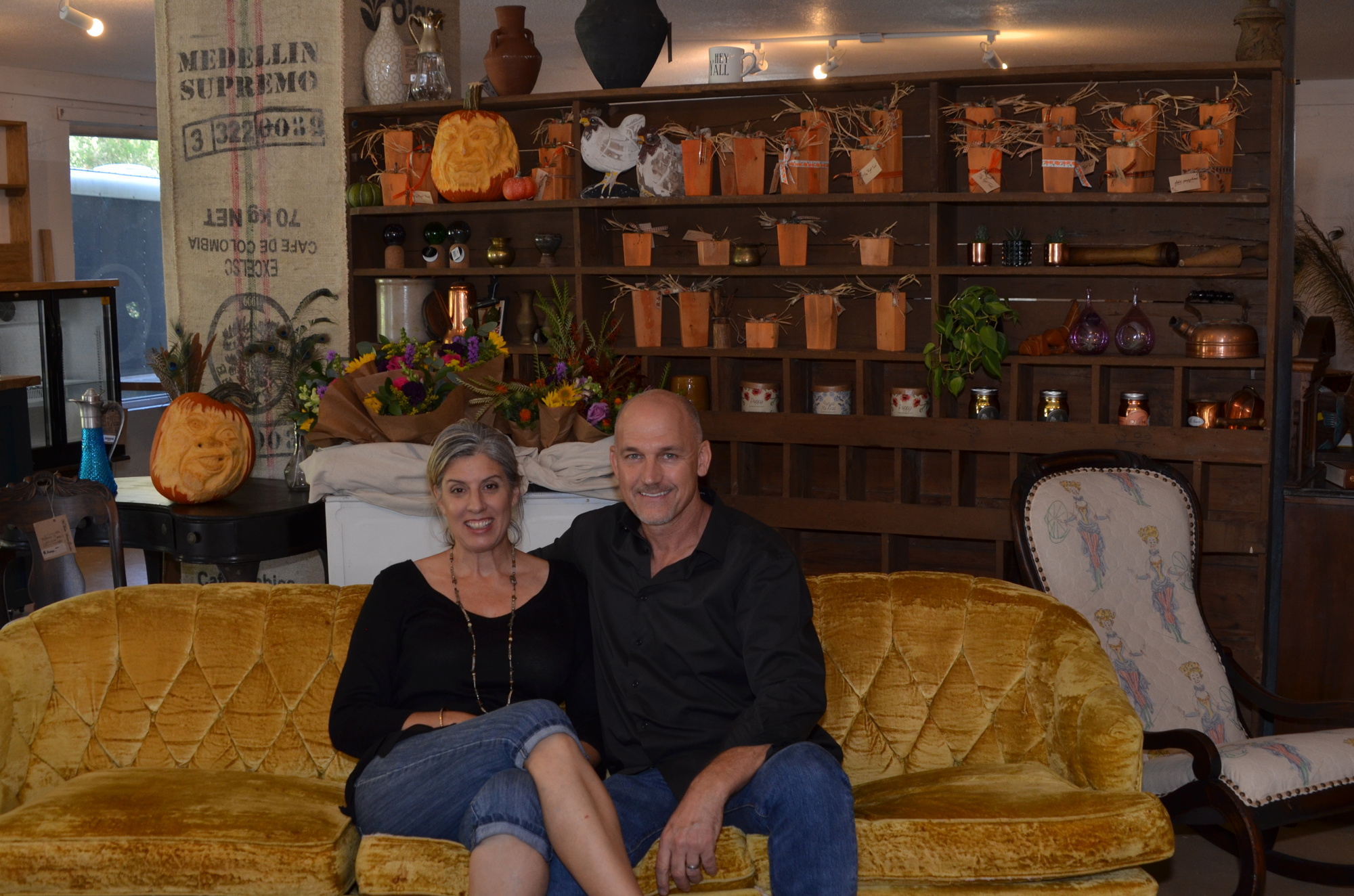 Tina LaVallee and Chris de Felice are the founders of Tildenville Marketplace, located in the old Page’s Pastiques building at Plant Street and Tildenville School Road.