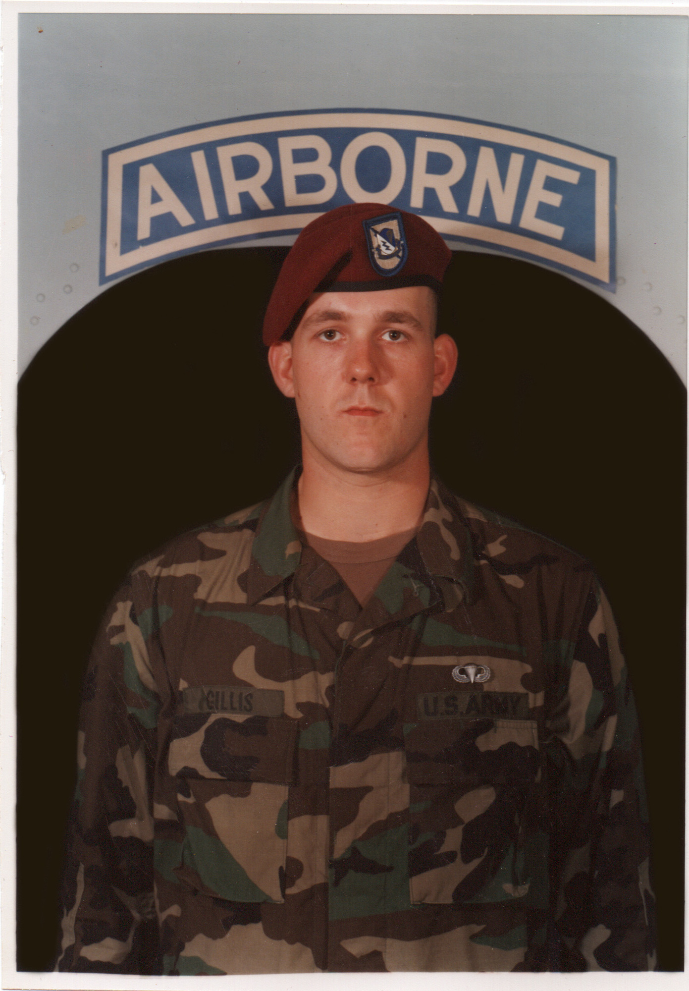 James Gillis trained to be an 82nd Airborne Ranger, but an automobile crash cut short his dreams.