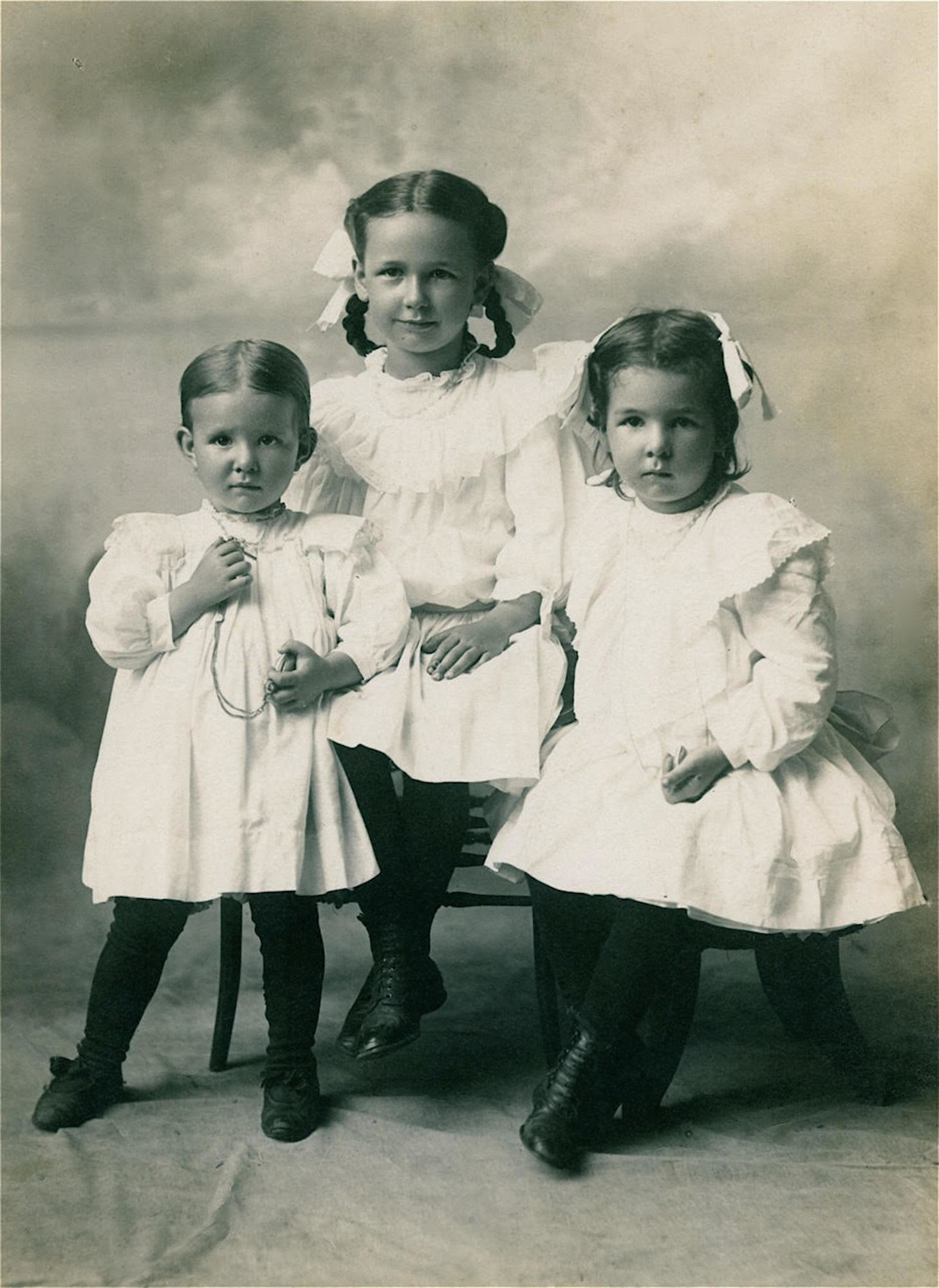 Henry A. Wilkening had three daughters, Gertrude, left, Esther and Rose.