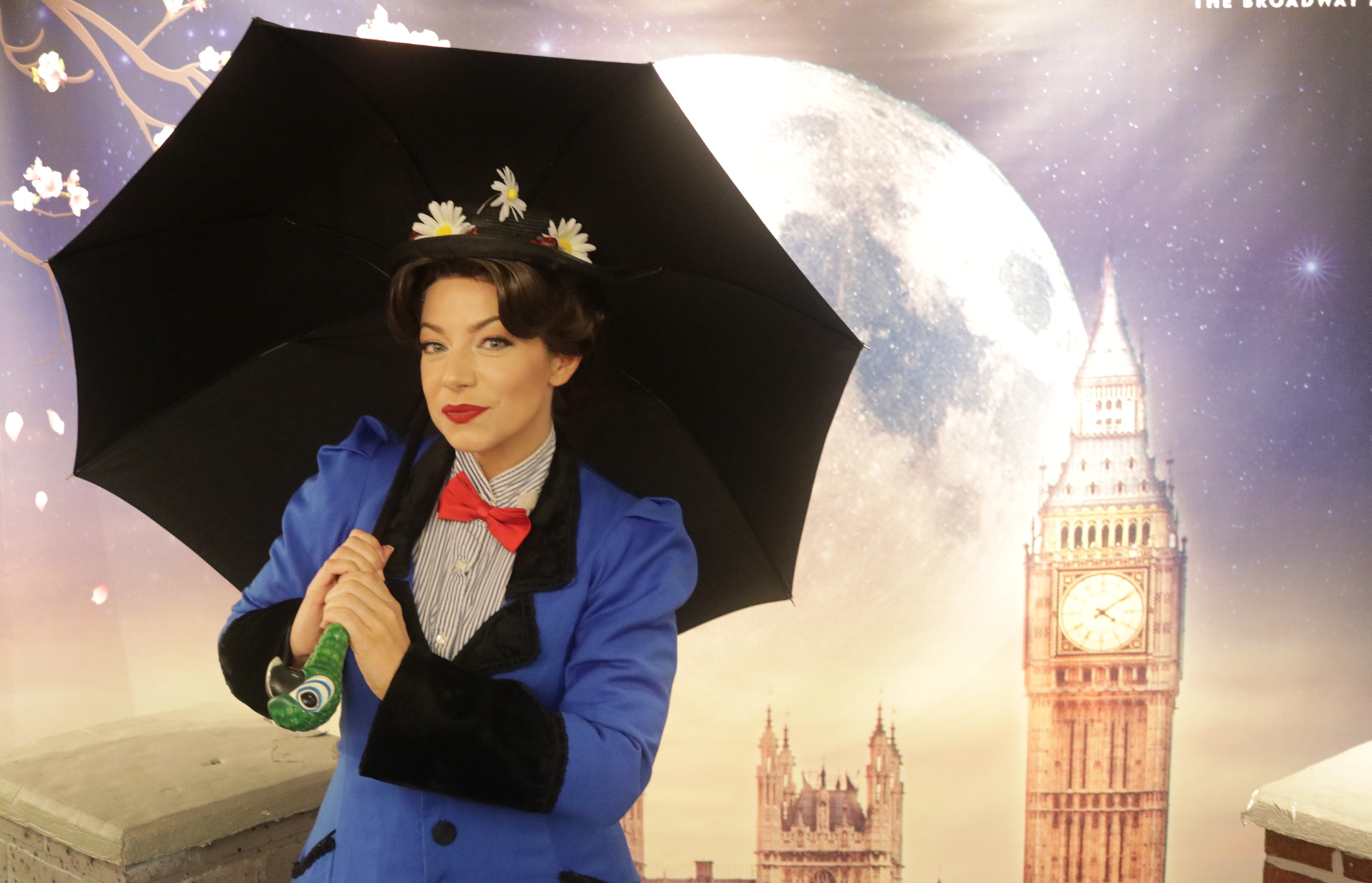 Shannon Starkey stars as Mary Poppins in St. Luke’s United Methodist Church’s production of “Mary Poppins: The Broadway Musical.”