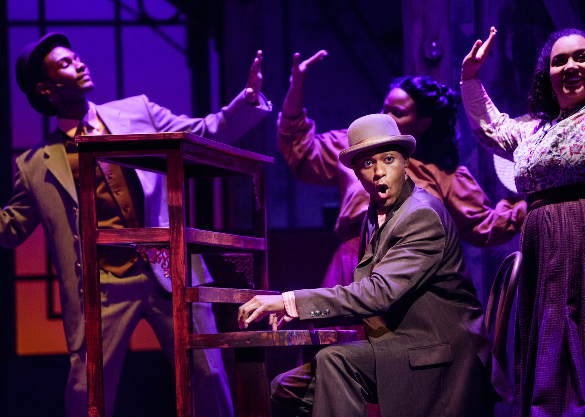 The role of Harlem musician Coalhouse Walker Jr. is played by Brandon Martin. Photo by Steven Miller Photography.