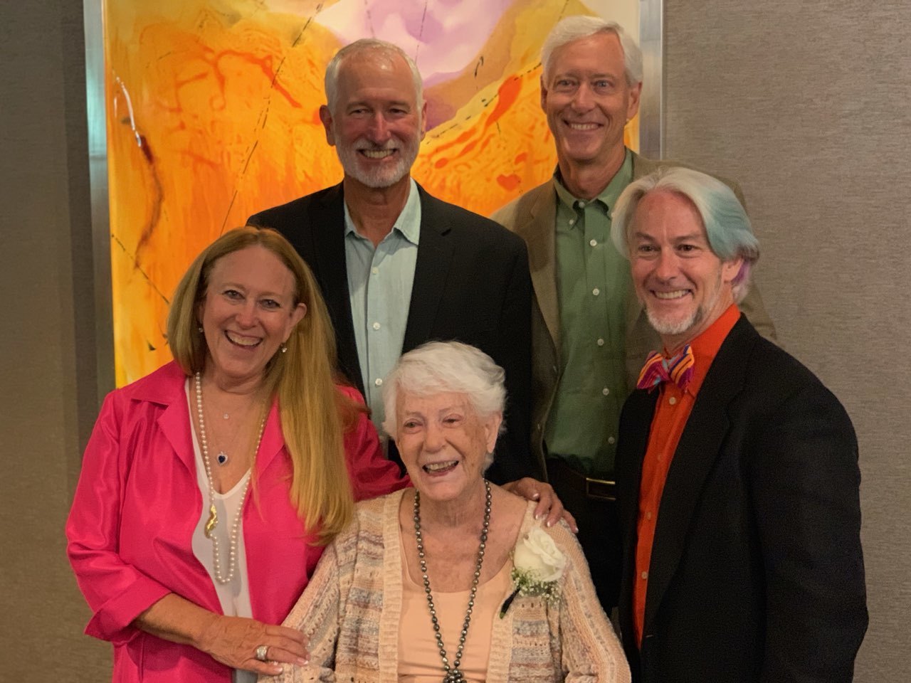 Barbara Roper’s four children accompanied her for her induction into the National YMCA Hall of Fame.