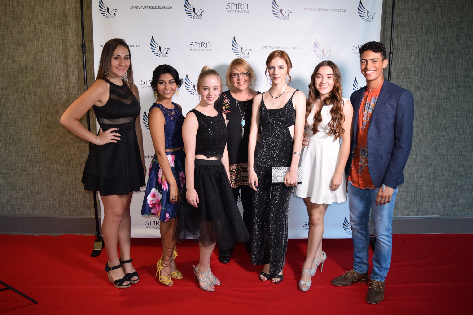 The “On Your Street” cast includes Zoe Rosenfield, Victoria Rodriguez, Bailey Gavulic, screenwriter Michelle Brown, Megan Brown, Oriana Bustamante and Tre’Len Johnston.