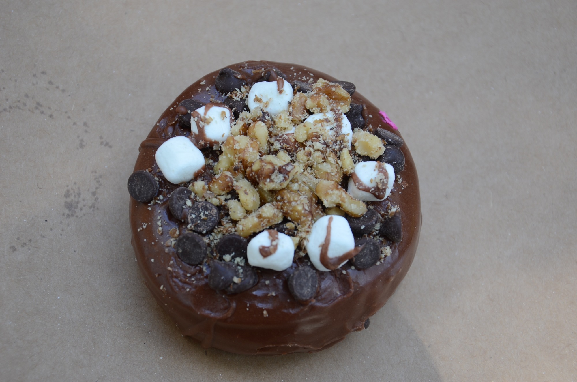 Rocky Road doughnut